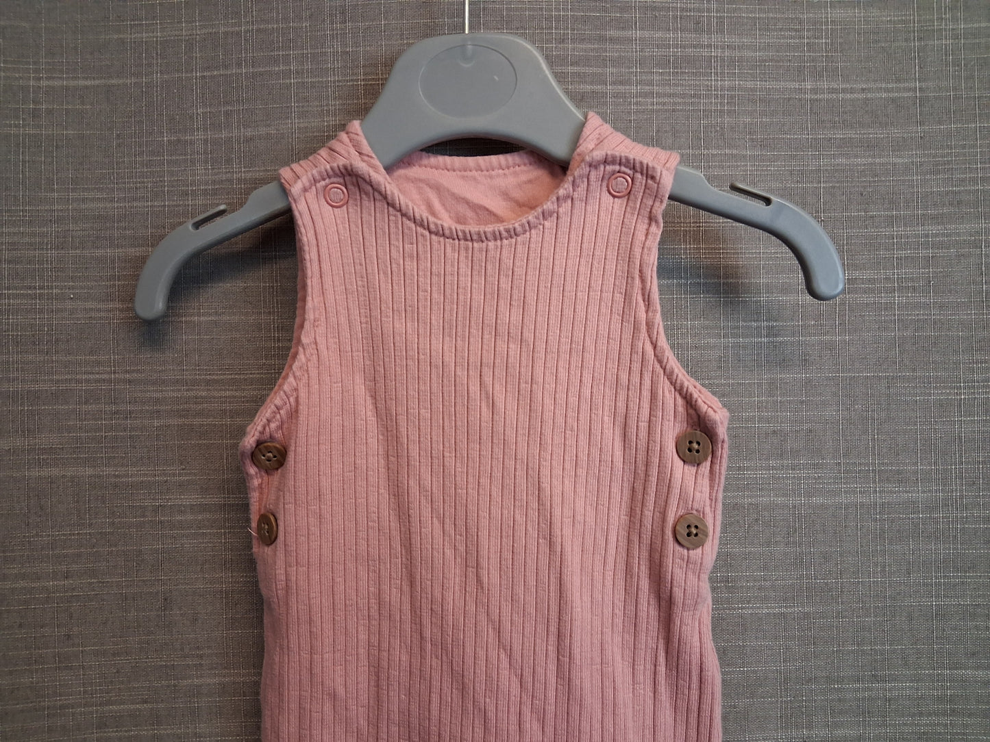 Primark Pink One Piece Dungarees Jersey Age 0-3 Months