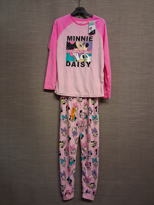 Disney Primark Girls Minnie Mouse and Friends PJs Pyjamas Set Age 9-10 Years New