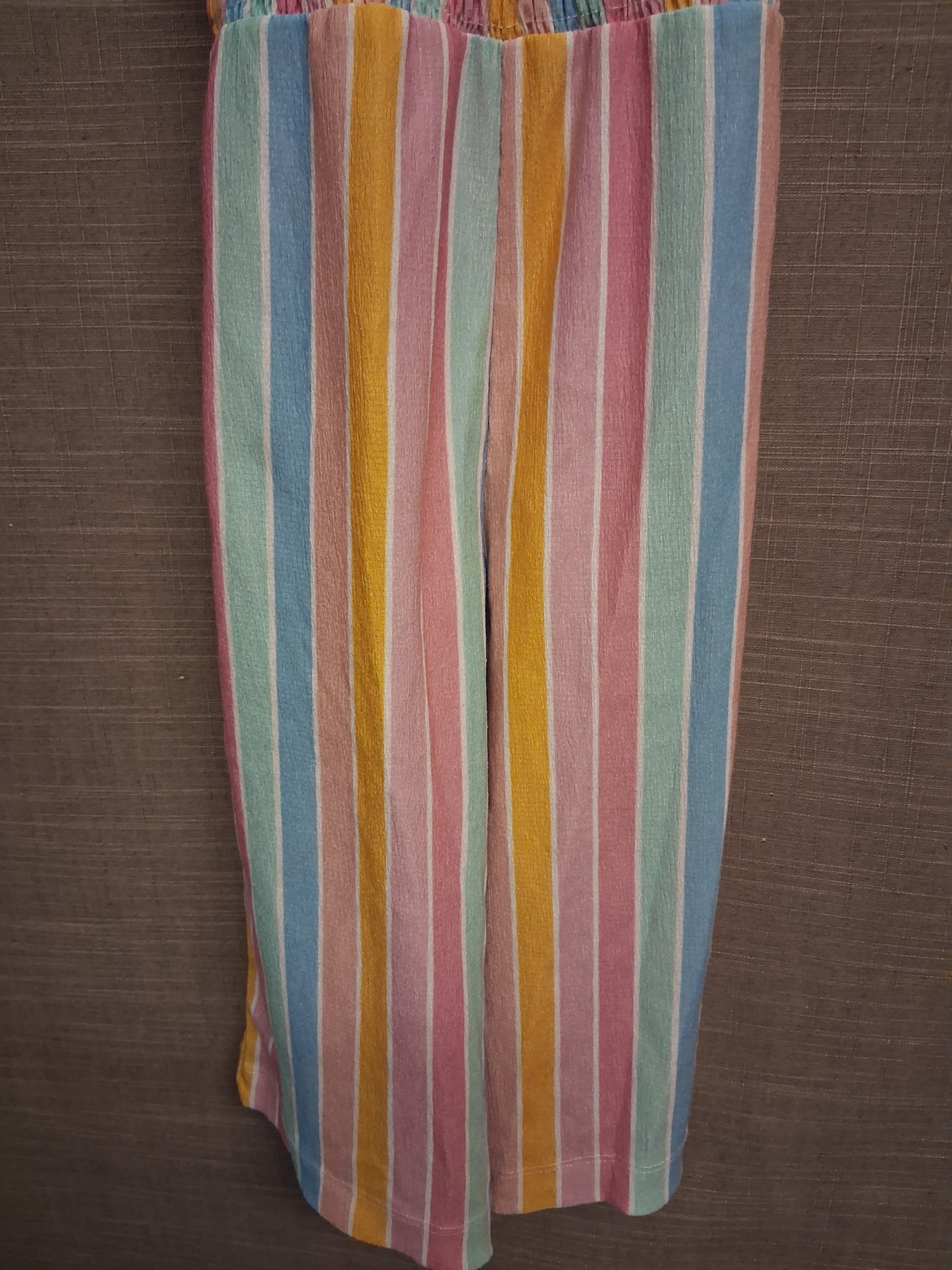 TU Girls Multicolour Striped Jumpsuit Sleeveless Age 2-3 Years