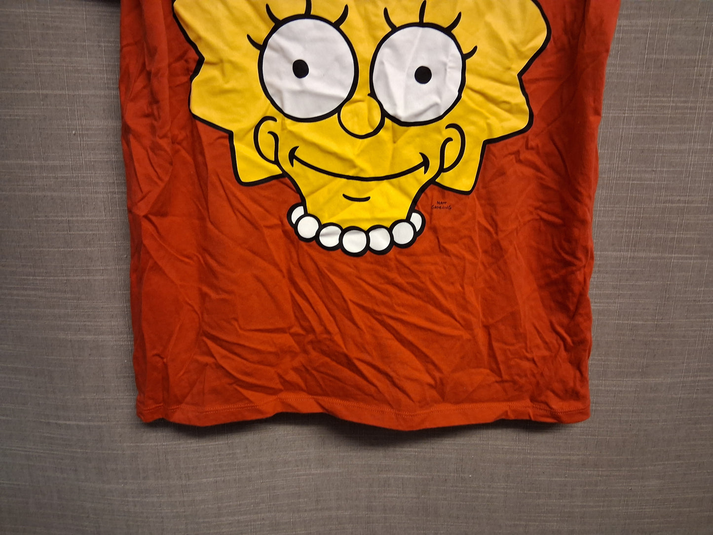Next Girls The Simpsons Lisa Simpson Red Short Sleeve T-Shirt Age 15 Years