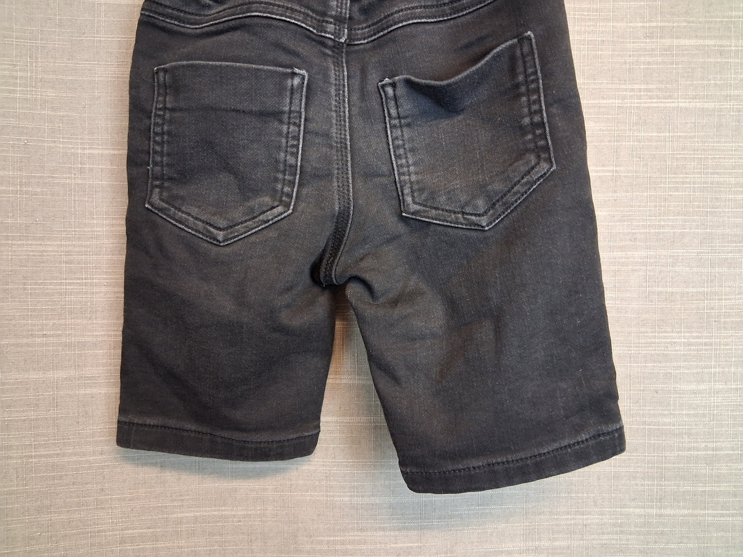 Matalan Boys Black Denim Shorts Age 6 Years