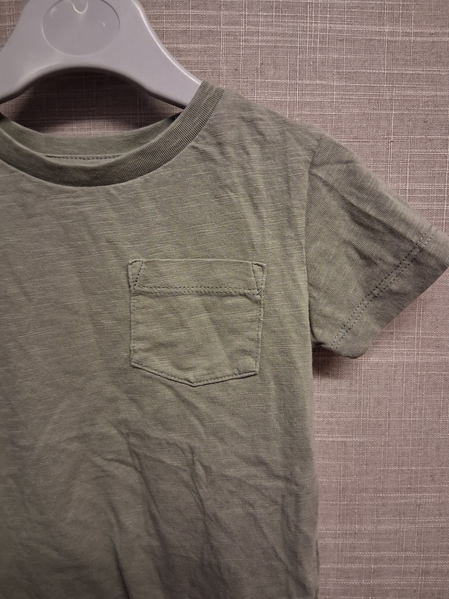 Next Boys Khaki Short Sleeve Jersey T-Shirt Age 9-12 Months