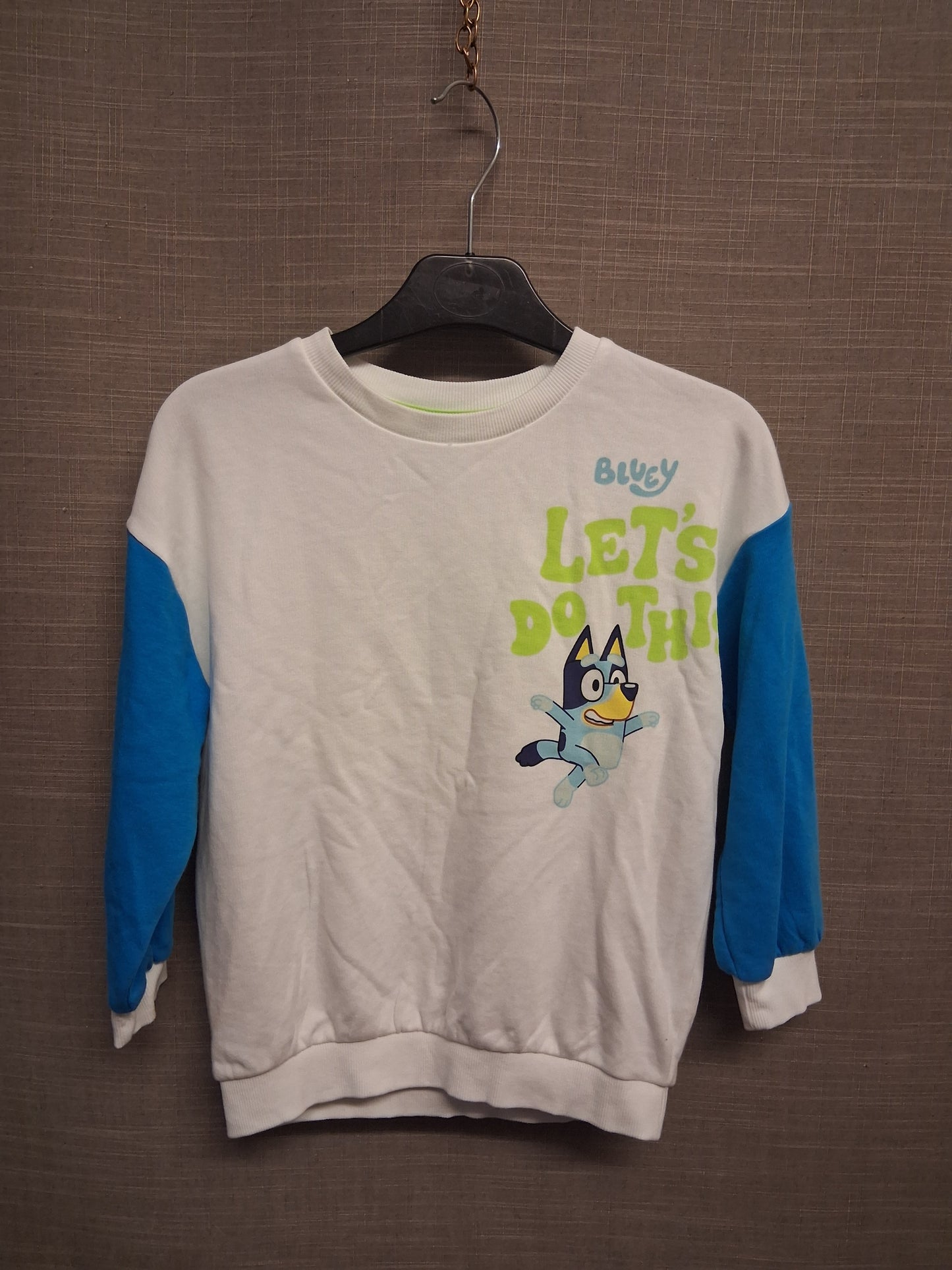 F&F Bluey Boys Sweater Jumper Oversized Age 4-5 Years
