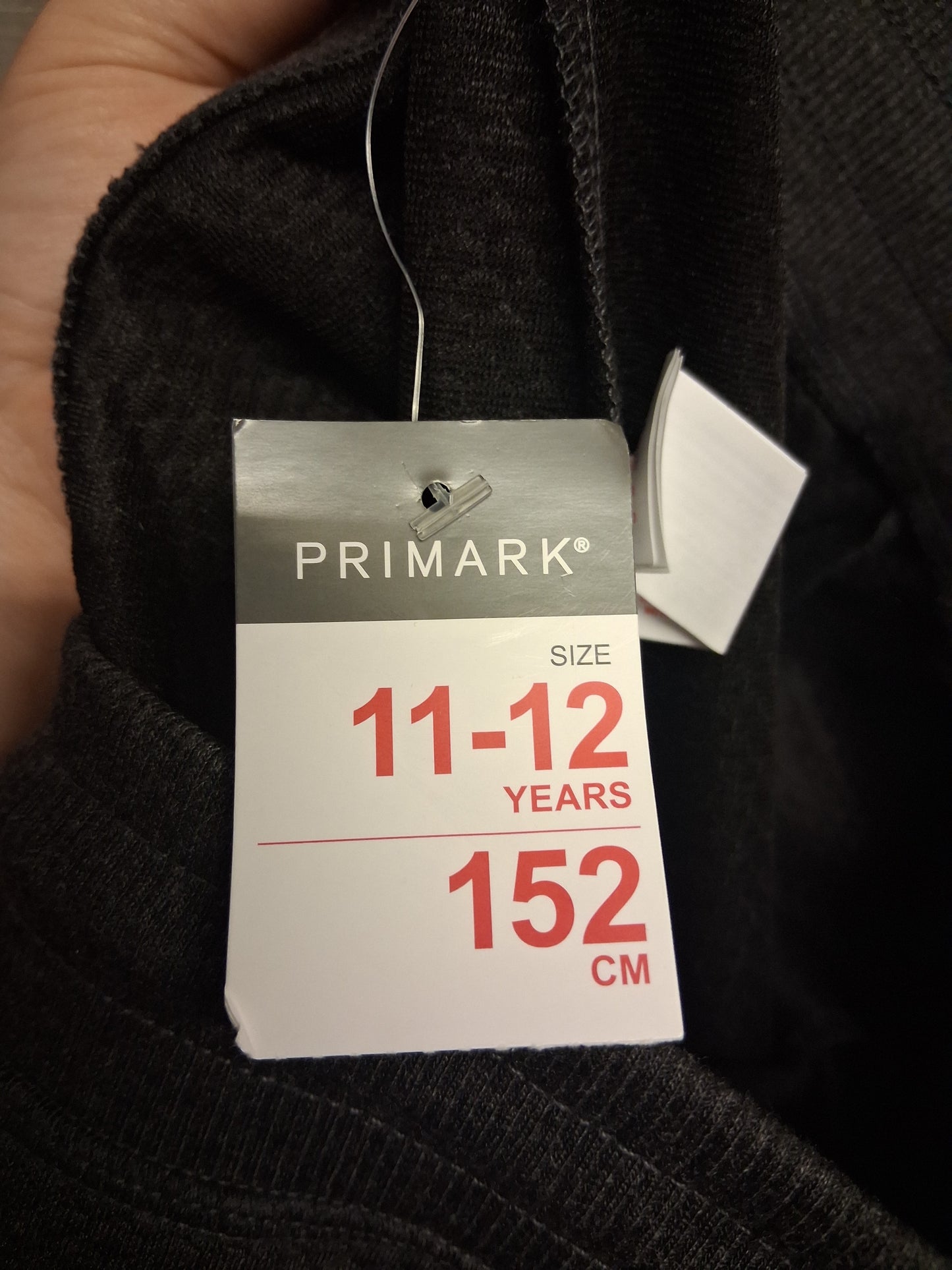 Primark Boys Grey Waffle Print Joggers Age 11-12 Years