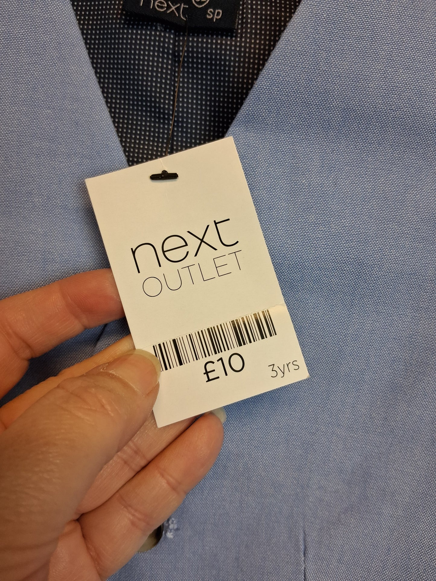 Next Boys Blue Waistcoat Age 3-4 Years New