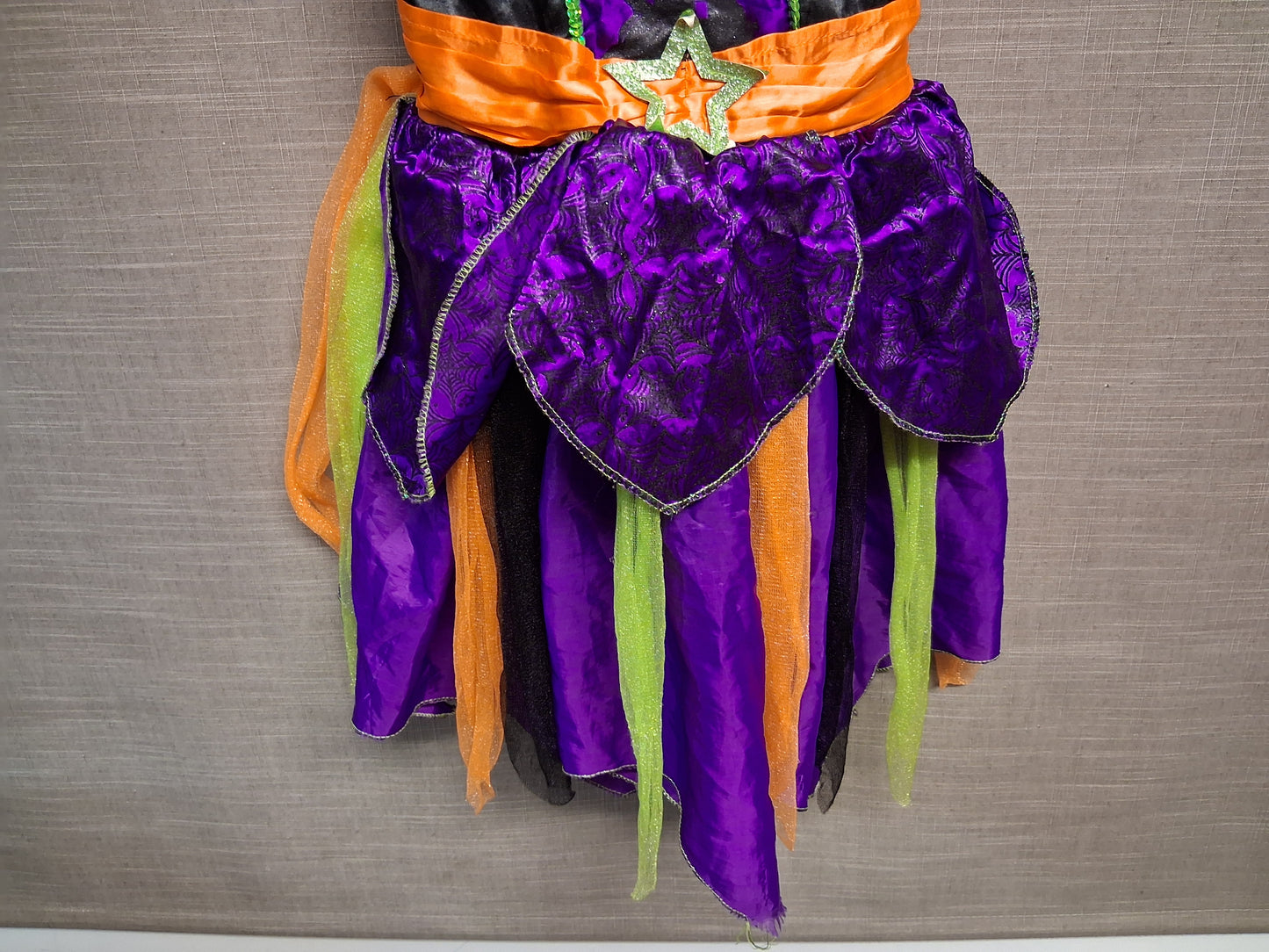 TU Girls Halloween Costume Witch Theme with Mask Age 7-8 Years