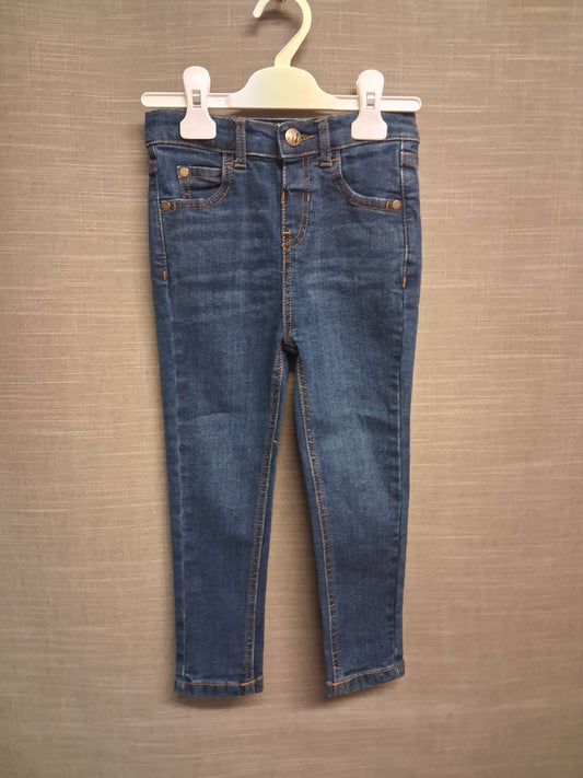 John Lewis Jeans Boys Blue Skinny Fit Age 5 Years