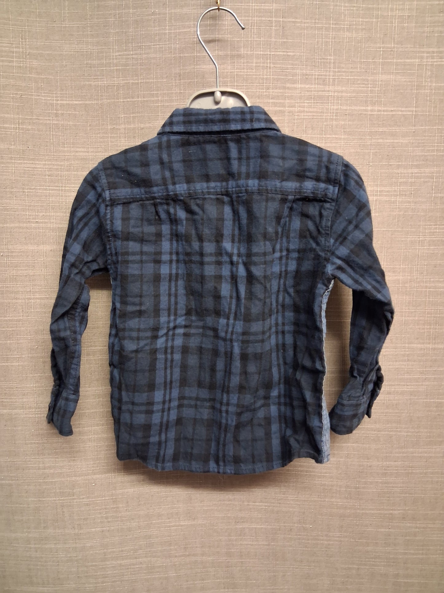 Matalan Boys Blue Denim Style Long Sleeve Shirt Age 12-18 Months