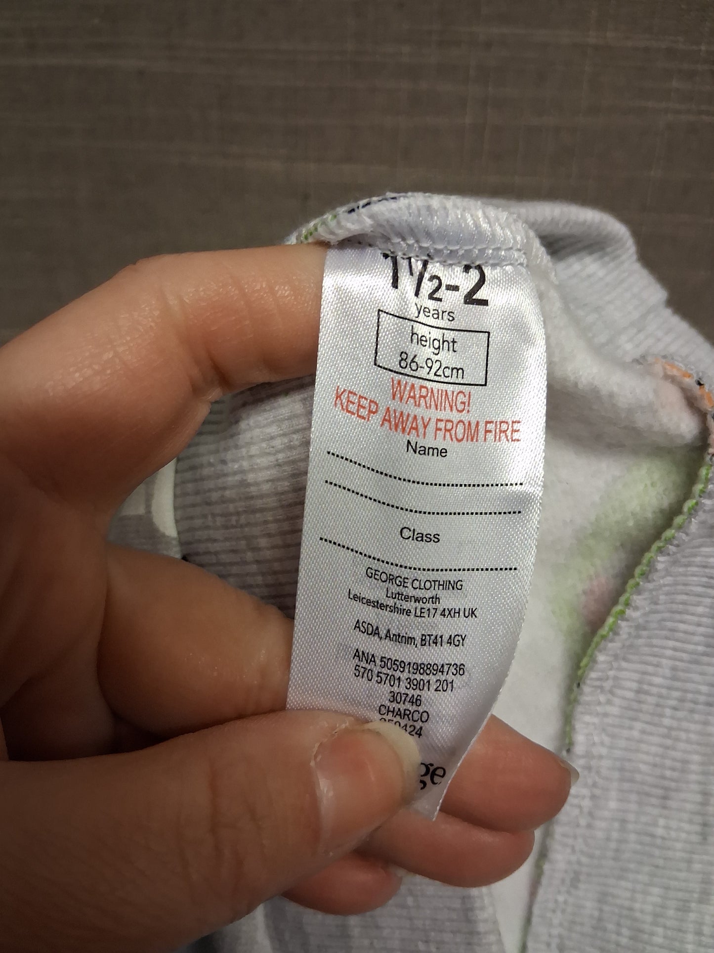George Boys Teenage Mutant Ninja Turtles Grey Sweater Age 18-24 Months New