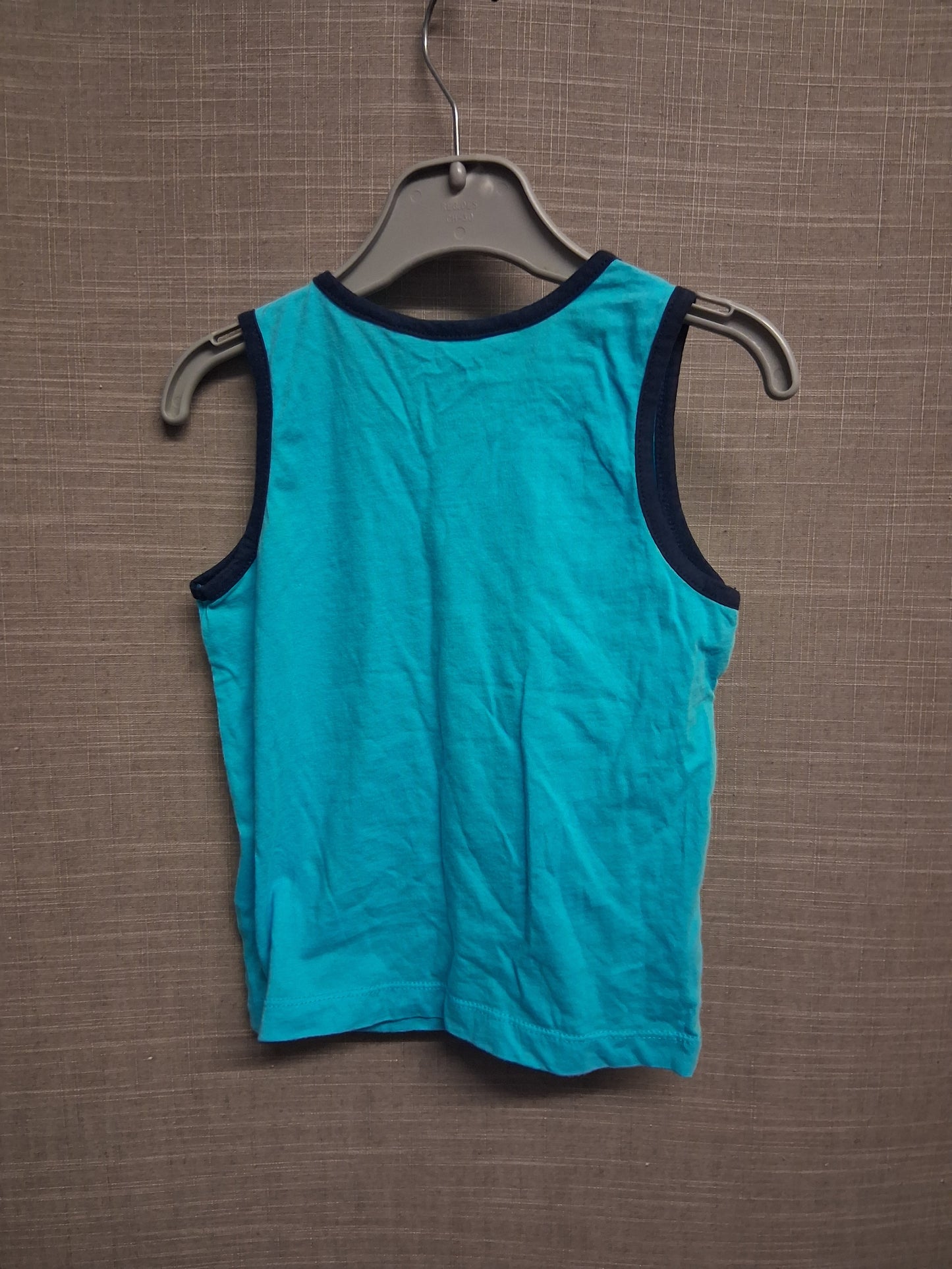 Kangaroo Poo Boys Blue Vest Top Summer Theme Age 2-3 Years