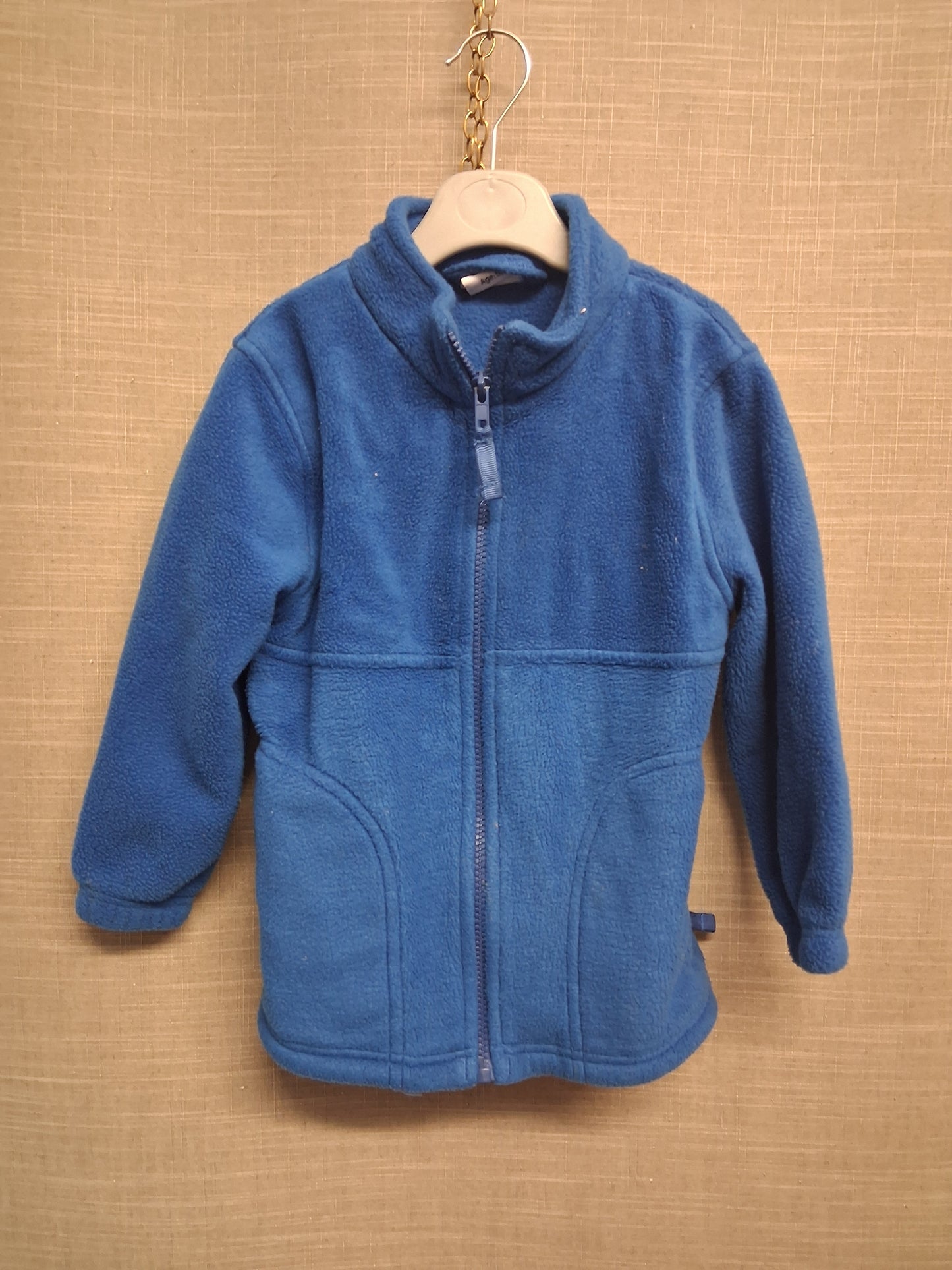 Banner Unisex Blue Polar Fleece Full Zip Jacket Age 5-6 Years