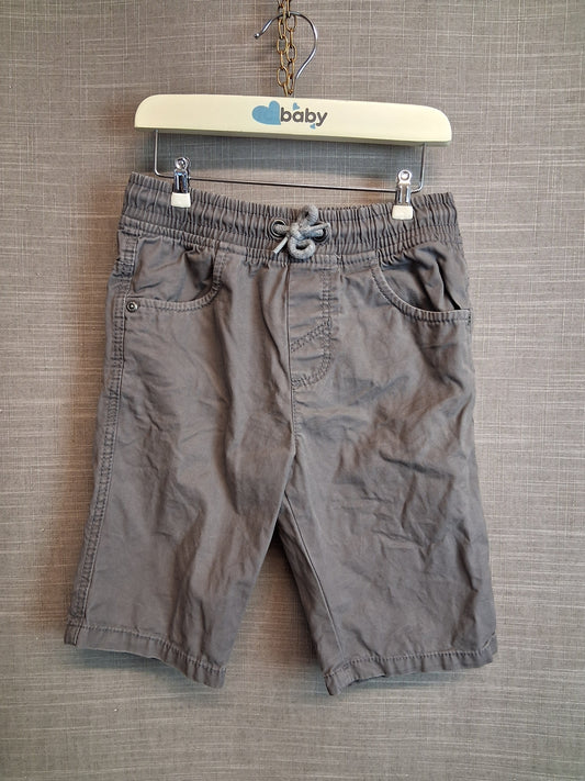 TU Boys Grey Shorts Elastic Waist Age 6 Years Cotton
