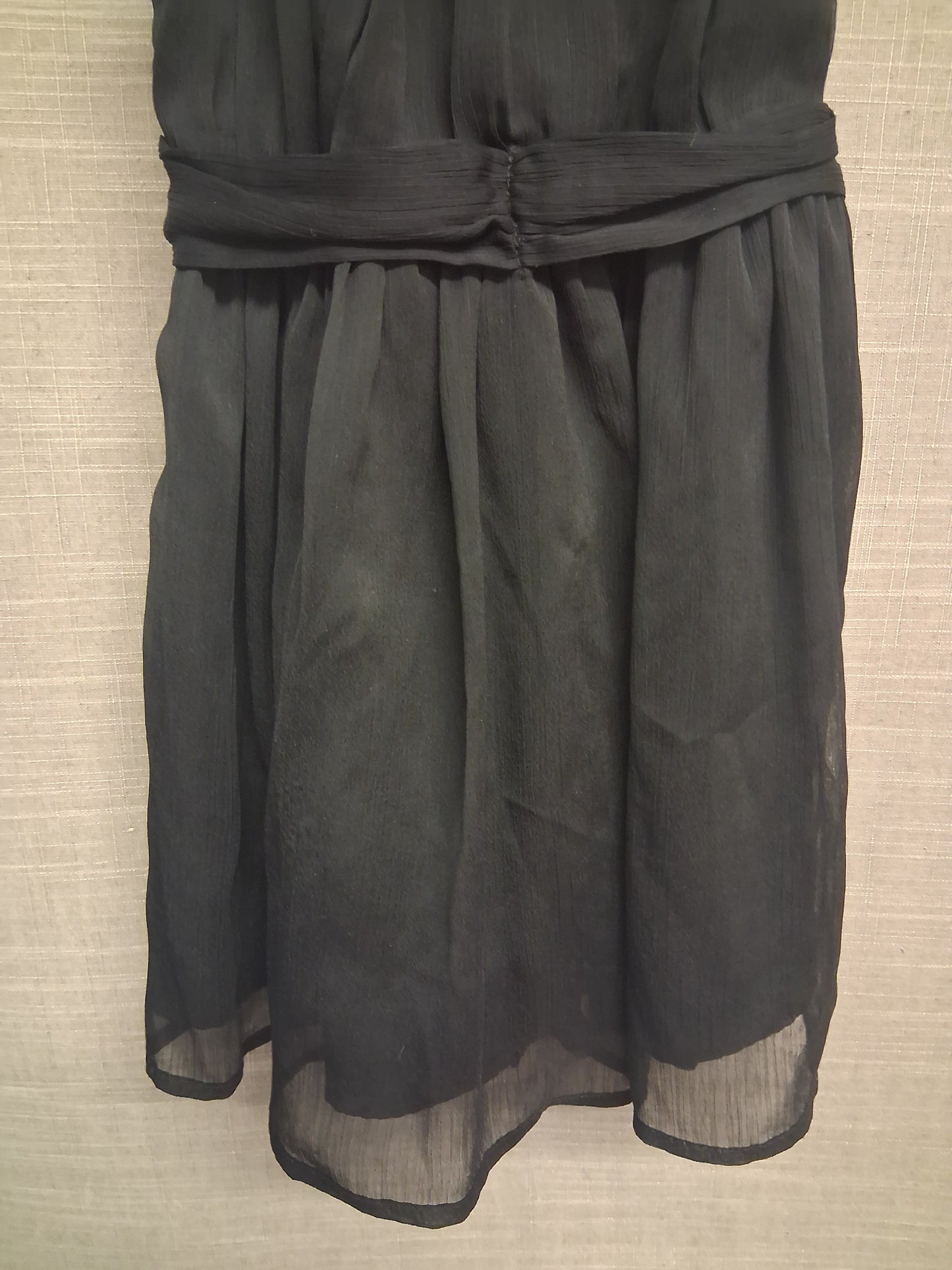Next Dress Girls Black Sheer Lightweight Party Age 4 Years