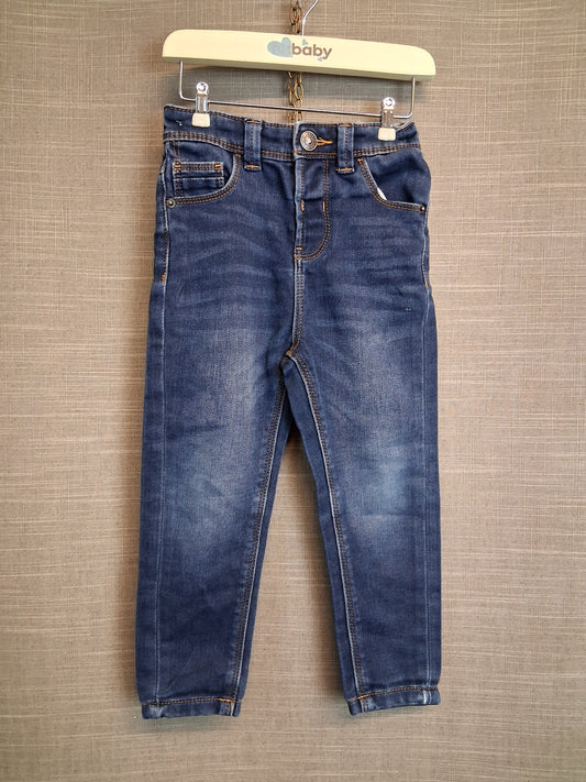 George Boys Blue Denim Jeans Age 2-3 Years