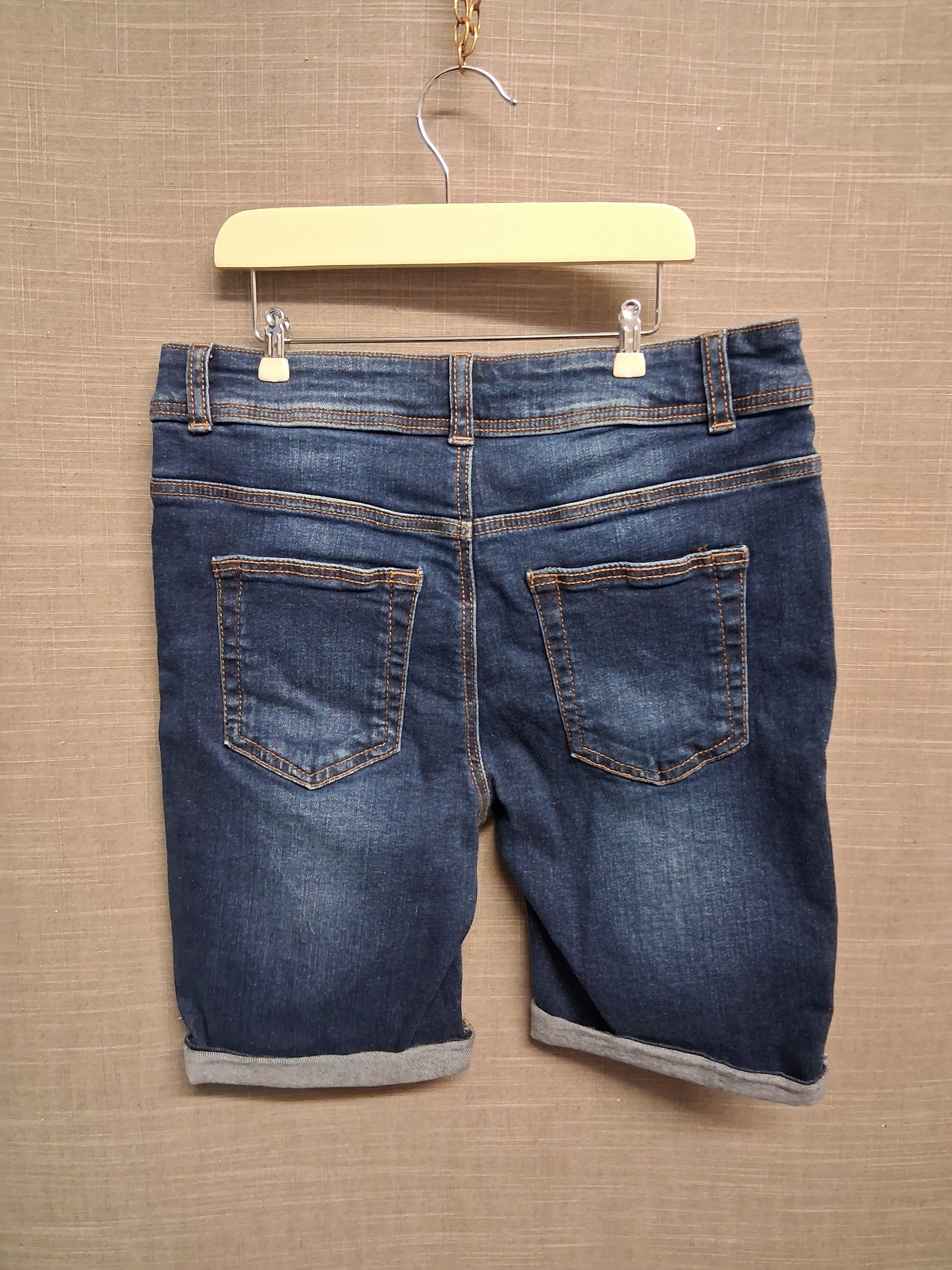 Primark Boys Denim Skinny Shorts Age 10-11 Years New