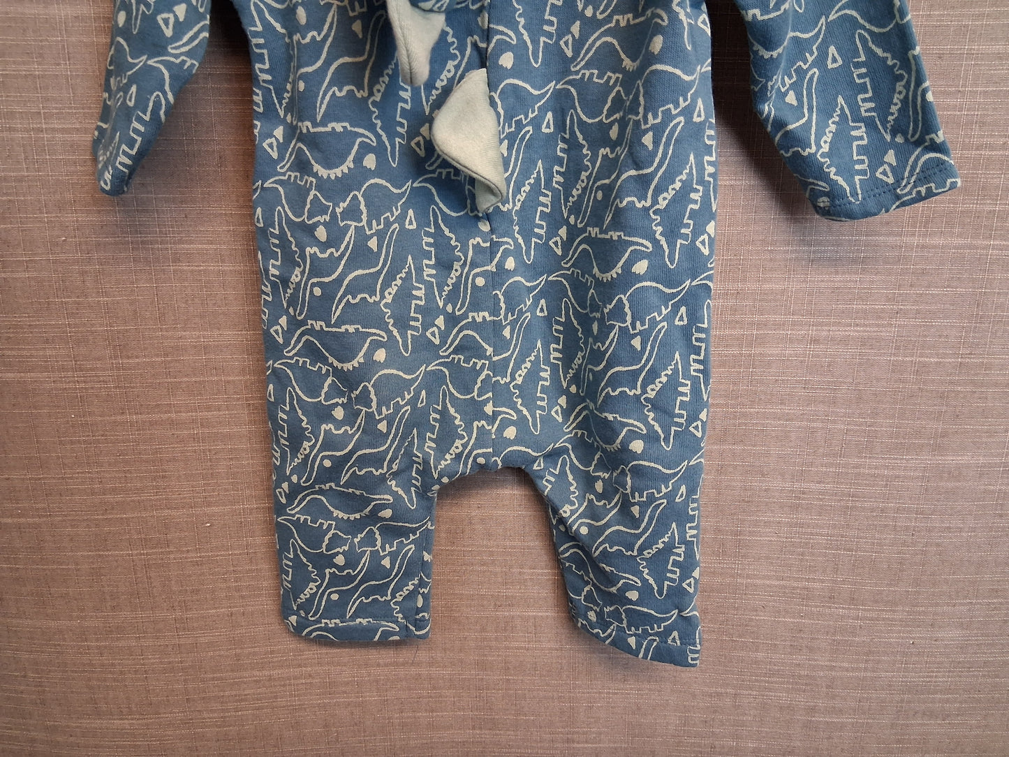 Primark Boys Dinosaur Theme All in One With Hood Age 3-6 Months
