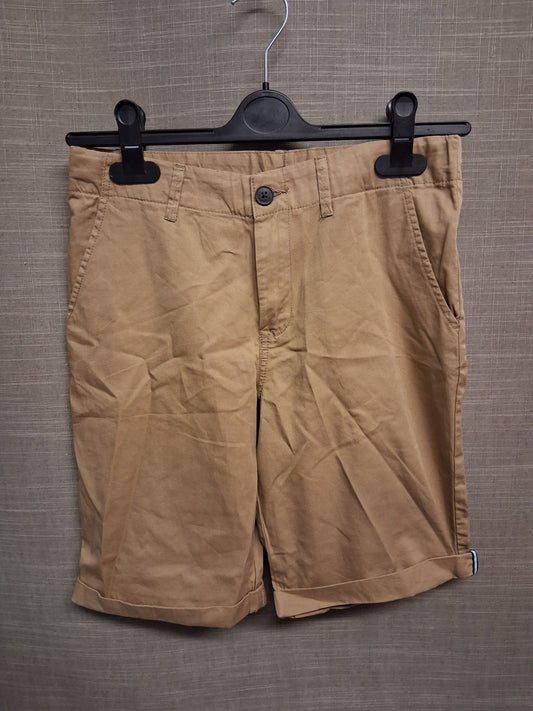 H&M Boys Brown Chino Shorts Elastic Waist Age 12-13 Years New