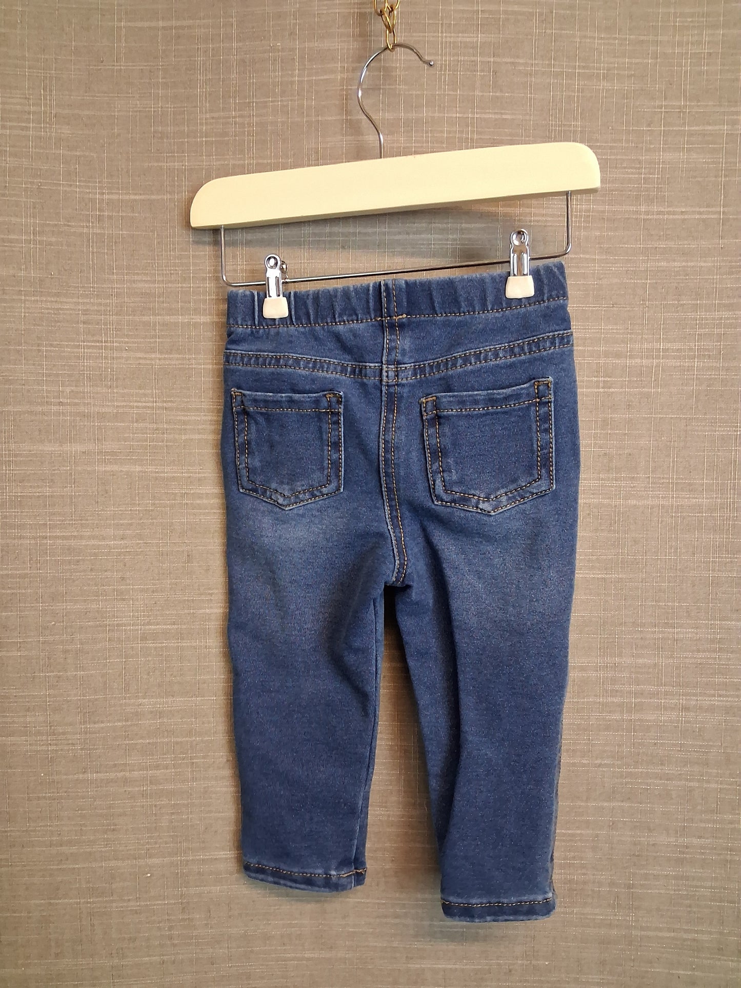Matalan Girls Blue Denim Jeggings Age 9-12 Months