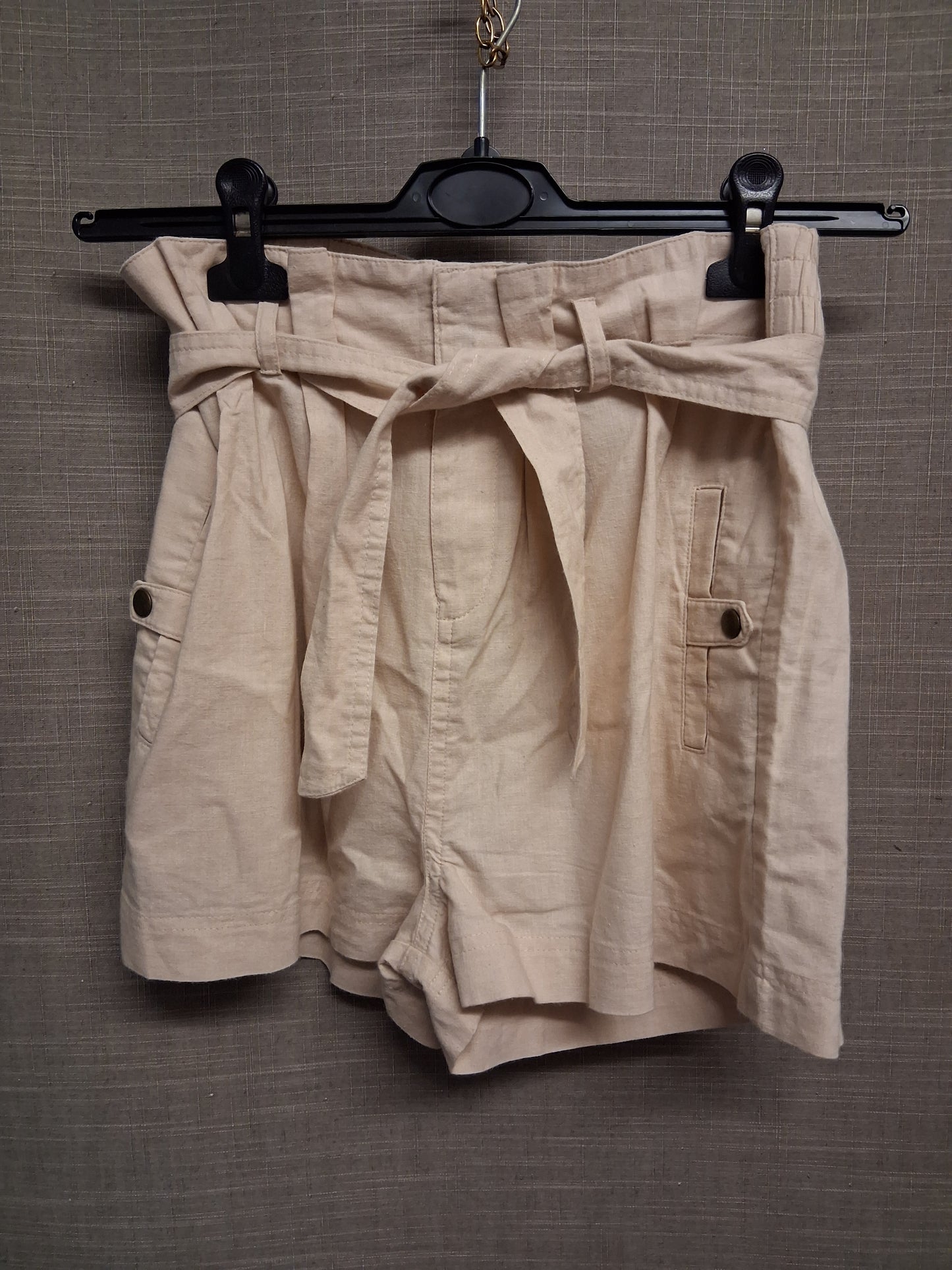 Candy Couture Matalan Girls Peach Denim Shorts with Belt Age 15 Years