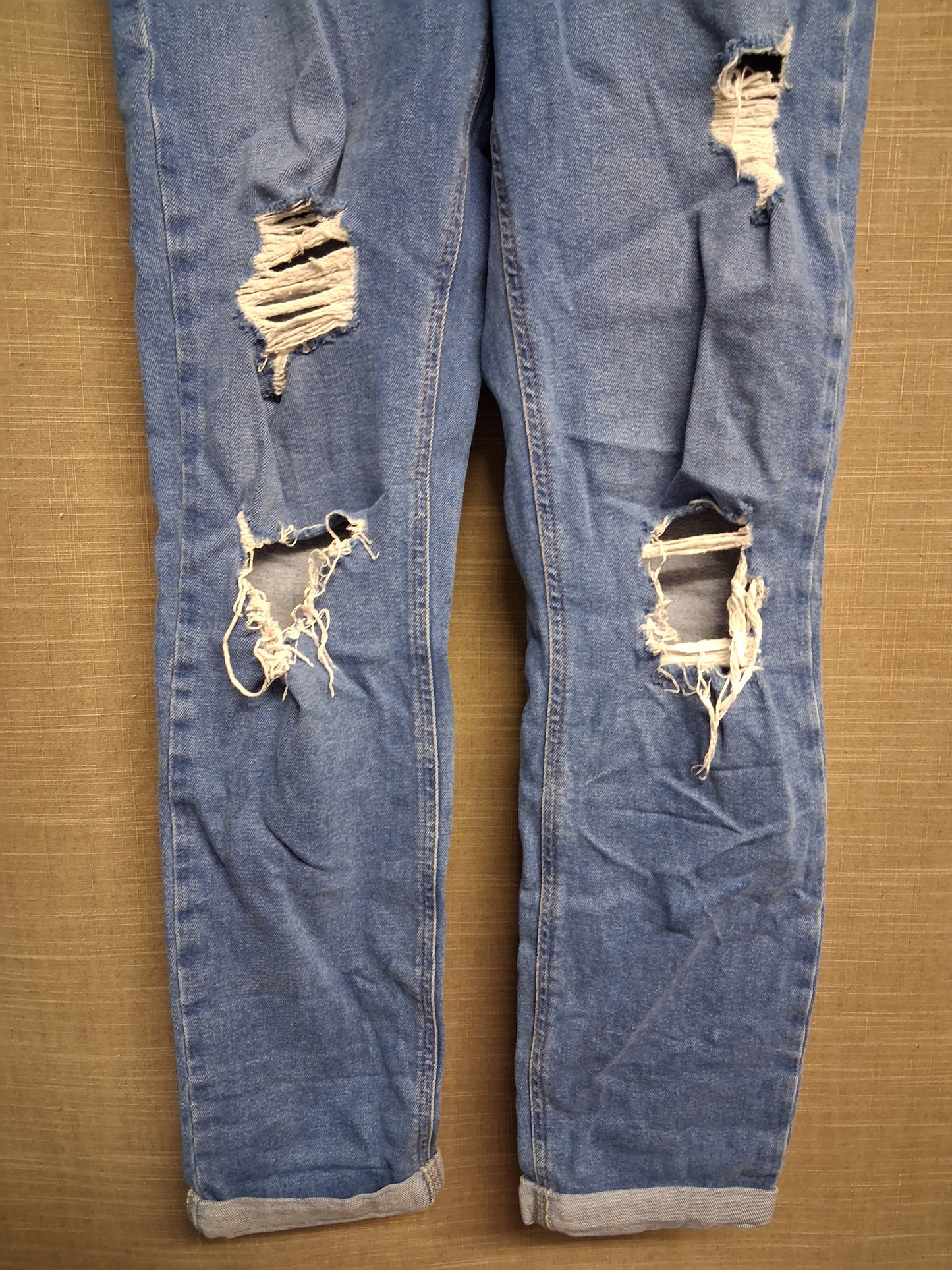 New Look Tori Mom Style Distressed Denim Jeans Age 15 Years