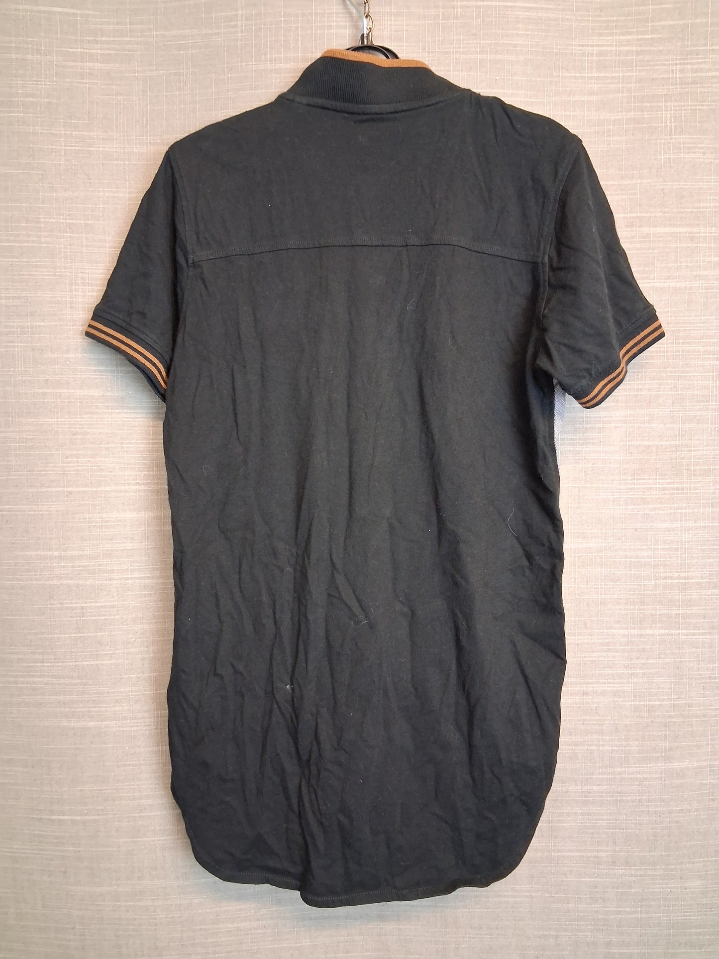 Next Boys Black and Grey Short Sleeve Shirt Age 11 Years