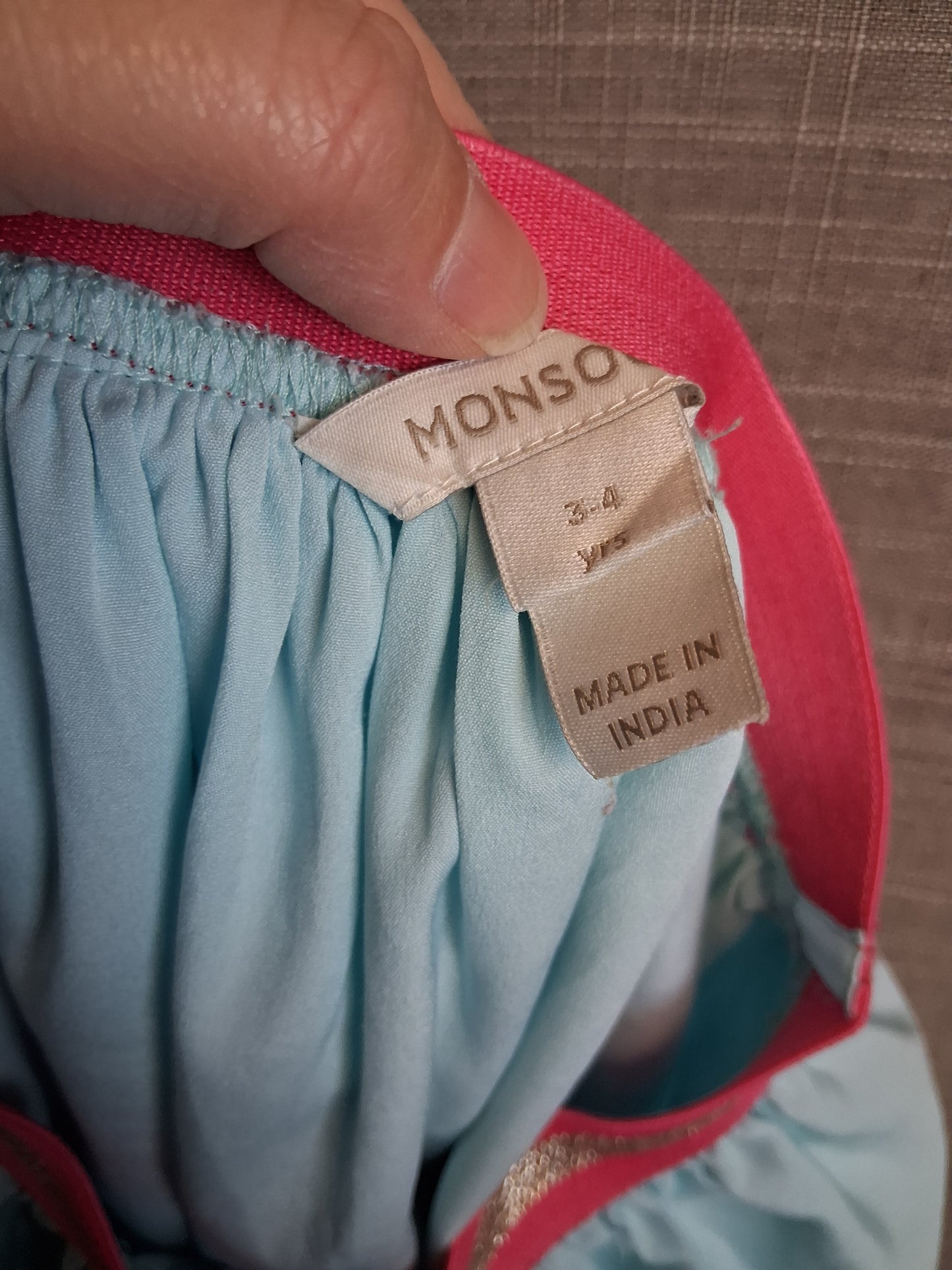 Monsoon Ice Cream Lined Skirt Multicolour Age 3-4 years