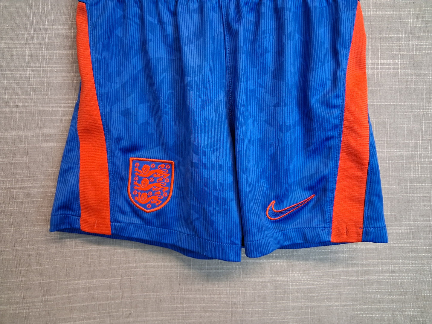 Nike Boys England Football Shorts Blue Age 4-5 Years