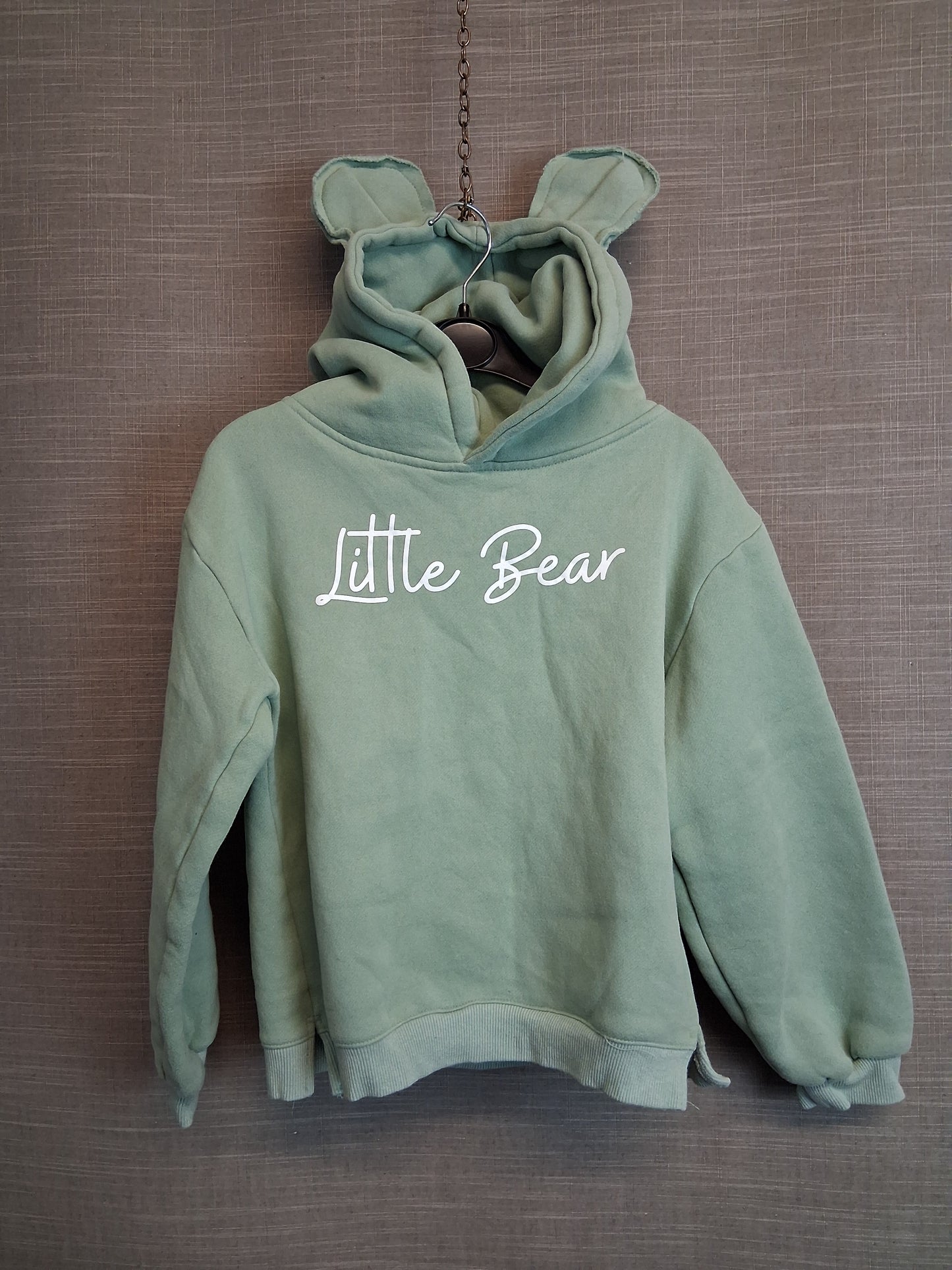 My Rocking Kids Girls Green Hoodie Soft Hood with ears Age 11-12 Years