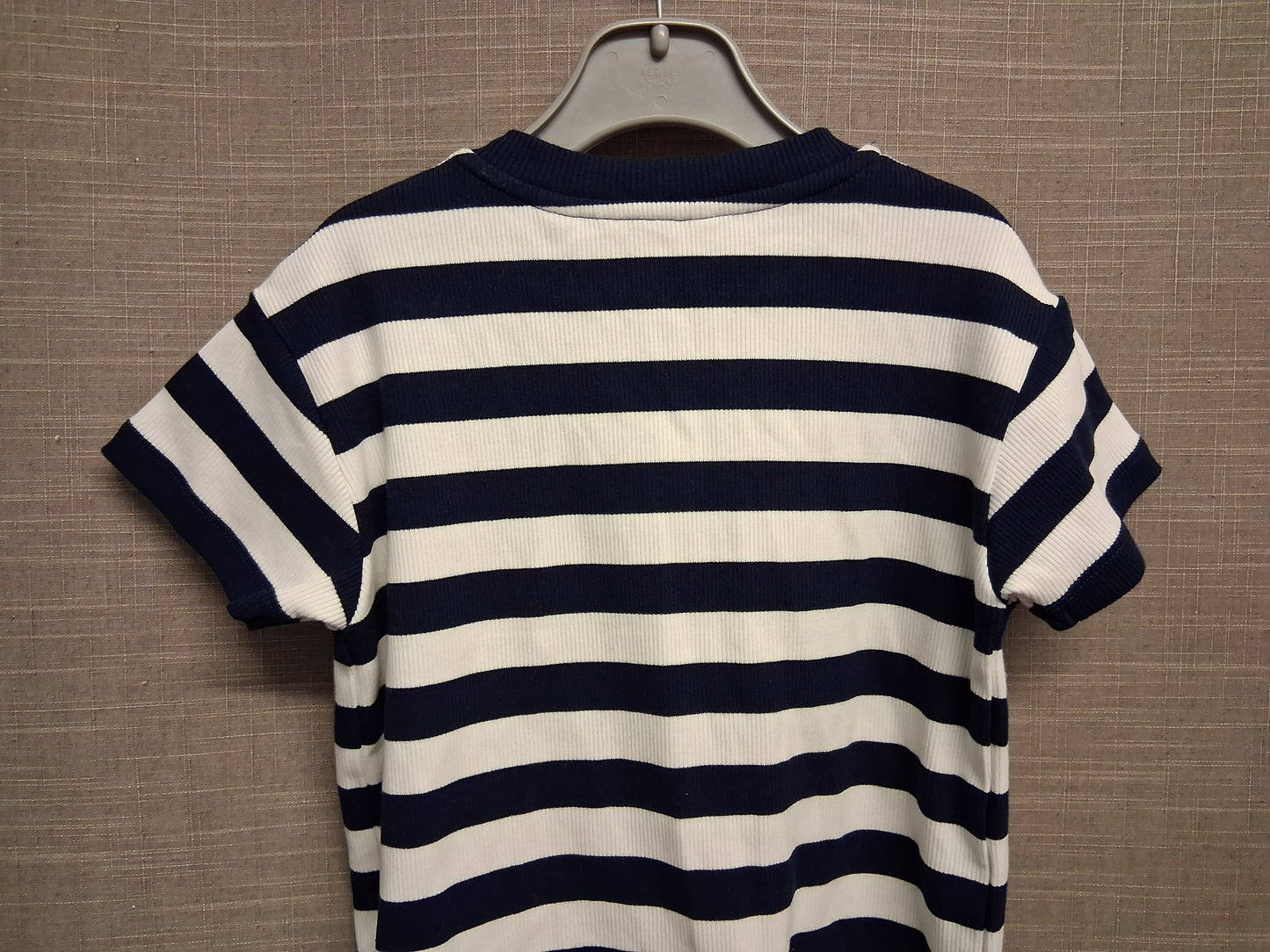 Country Road Boys Blue White Striped Short Sleeve Bodysuit Age 18-24 Months New