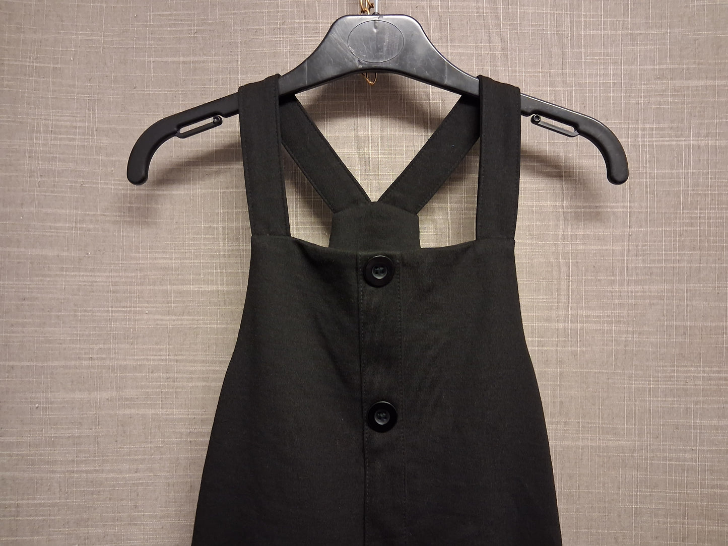 George Girls Black Pinafore Dress with Pockets Age 8-9 Years