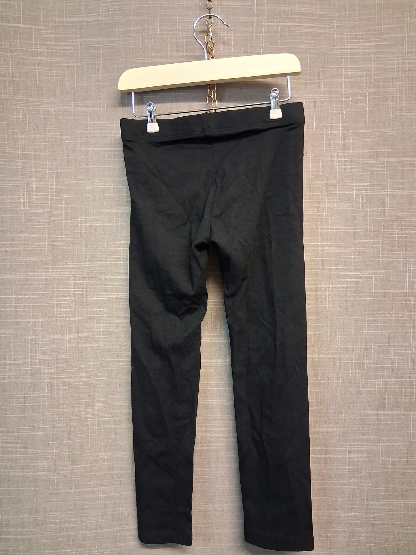 Girls Black Leggings Age 5-6 Years