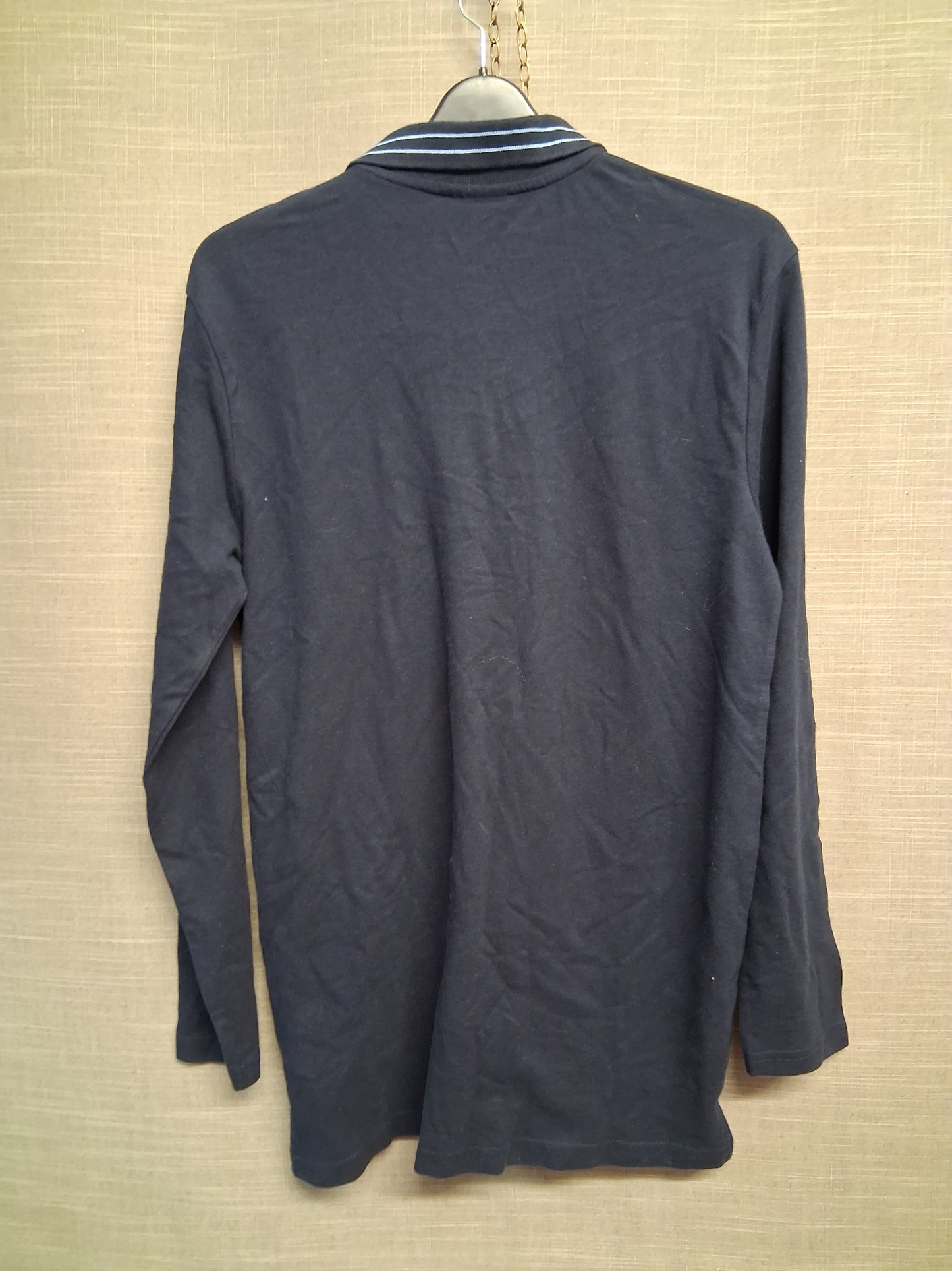 Pep&Co Polo T-Shirt Long Sleeve Navy Age 15-16 Years