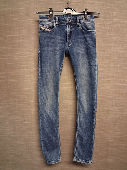 Diesel Boys Skinny Leg Blue Denim Jeans Age 12 Years