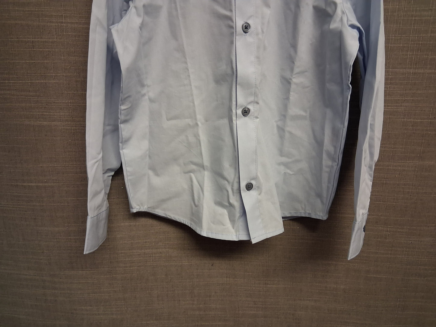 Matalan Boys Light Blue Smart Long Sleeve Shirt Age 5-6 Years