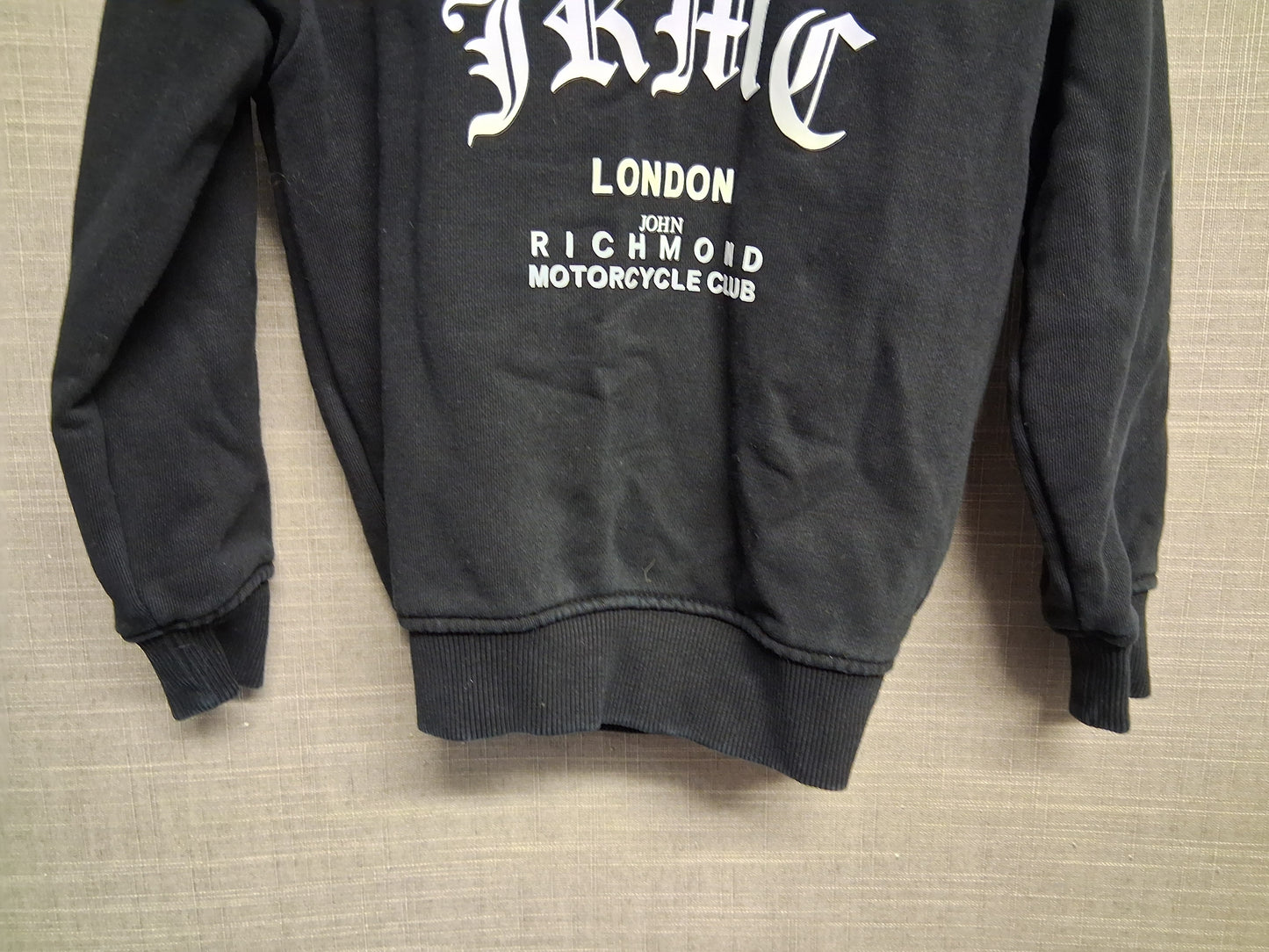 John Richmond Black Crew Neck Sweater Long Sleeve Age 2 Years