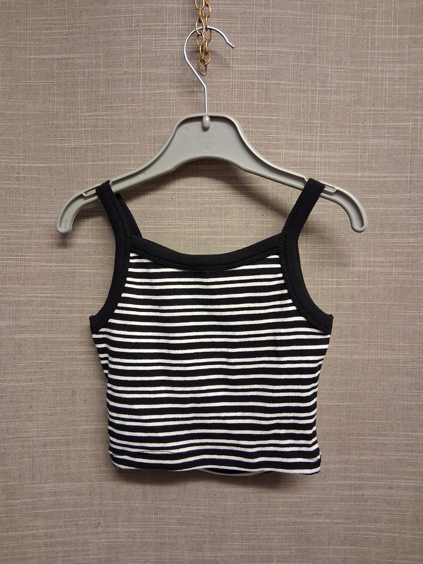 New Look Girls Striped Embroidered Floral Cami Crop Top Age 9 Years New