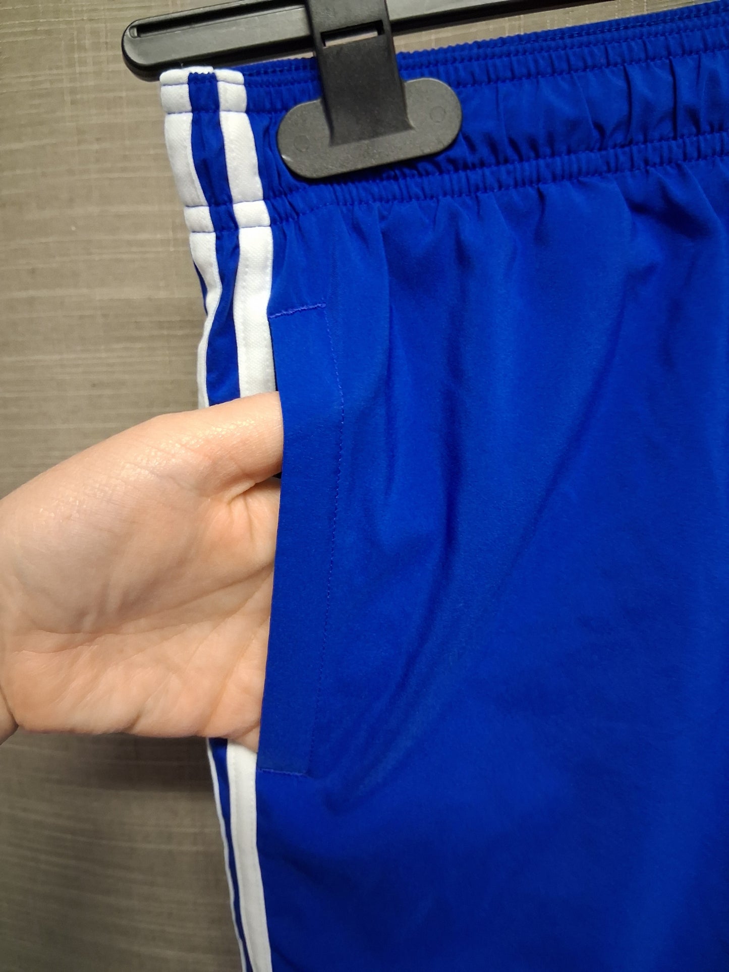 Adidas Boys Blue Shorts Age 13-14 Years