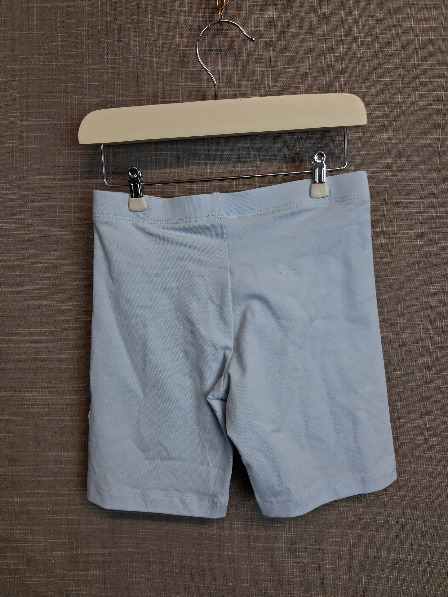 Marks and Spencer Girls Blue Unicorn Cycle Shorts Age 4-5 Years New