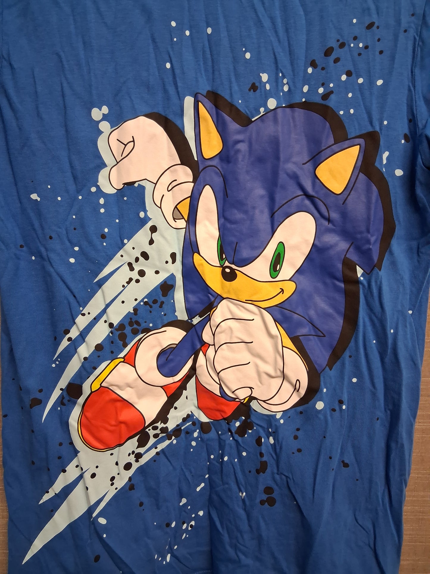 Next Boys Blue Sonic The Hedgehog T-Shirt Age 16 Years