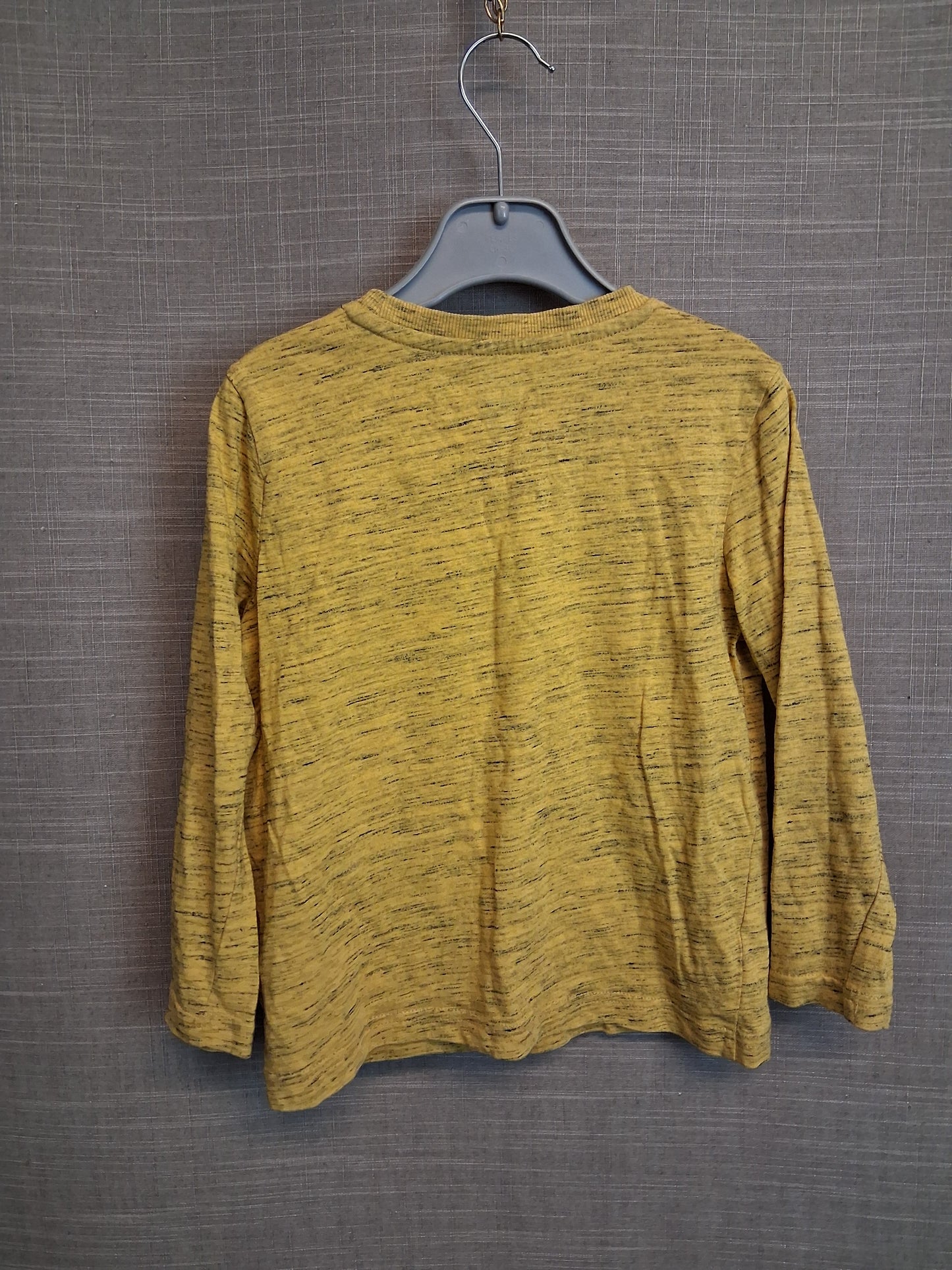 F&F Boys Yellow Long Sleeve T-Shirt Jersey Age 4-5 Years