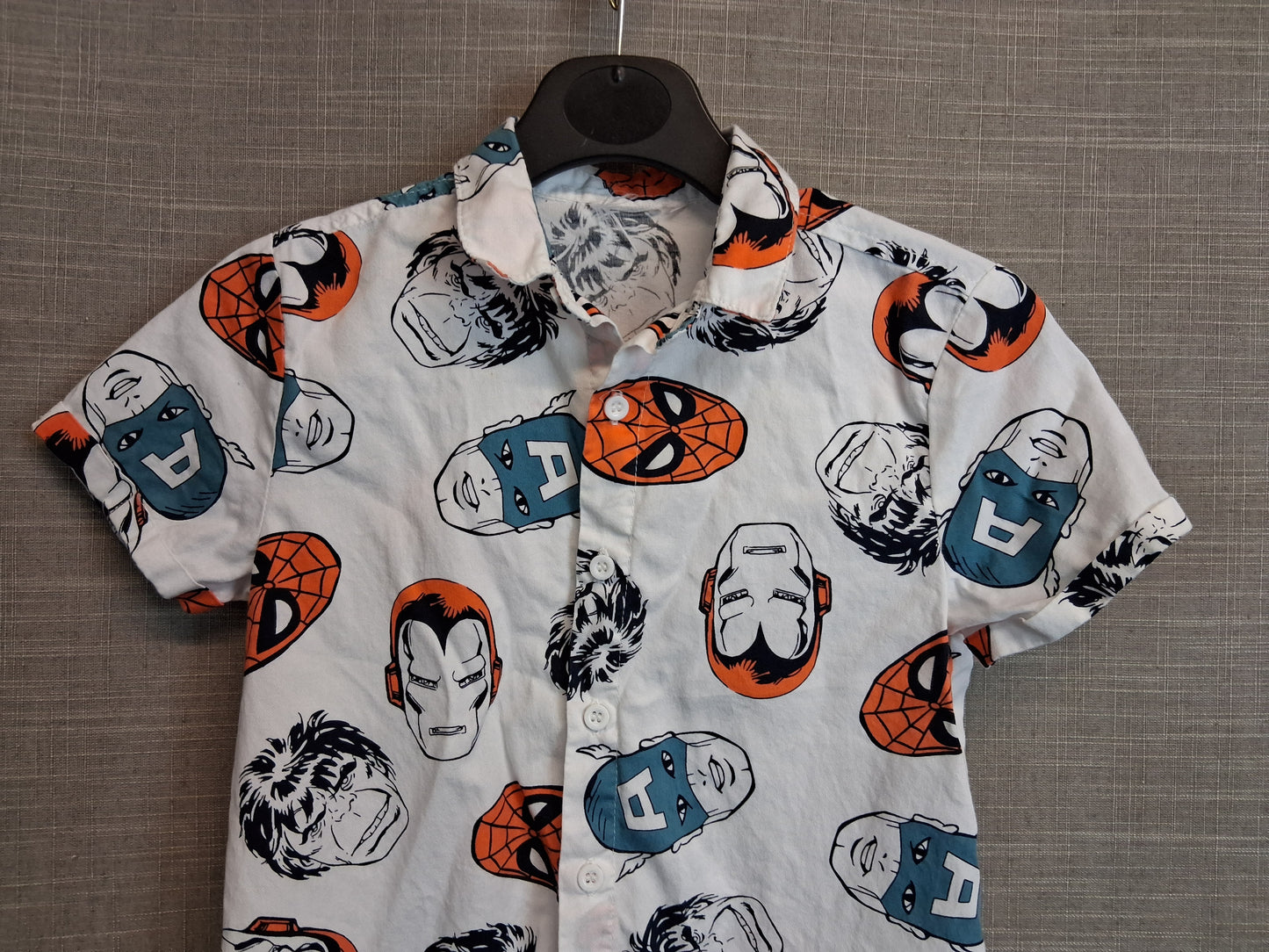 Marvel Avengers Short Sleeve Shirt Age 5 Years Multicolour