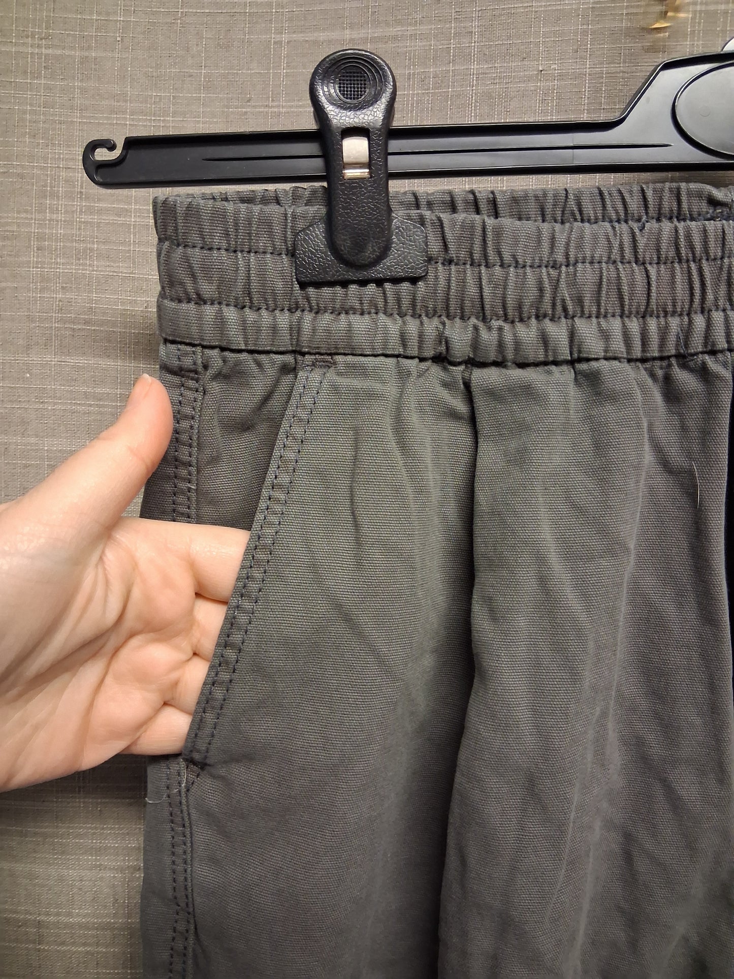 H&M Grey Cotton Chino Short Age 10-11 Years New