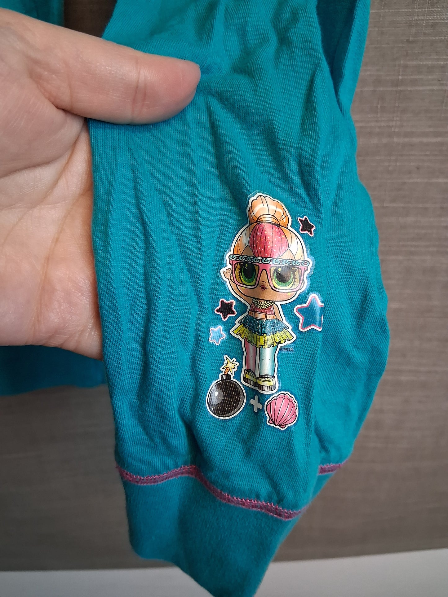 LOL Girls Pyjamas PJs Set 2 Piece Age 7-8 Years