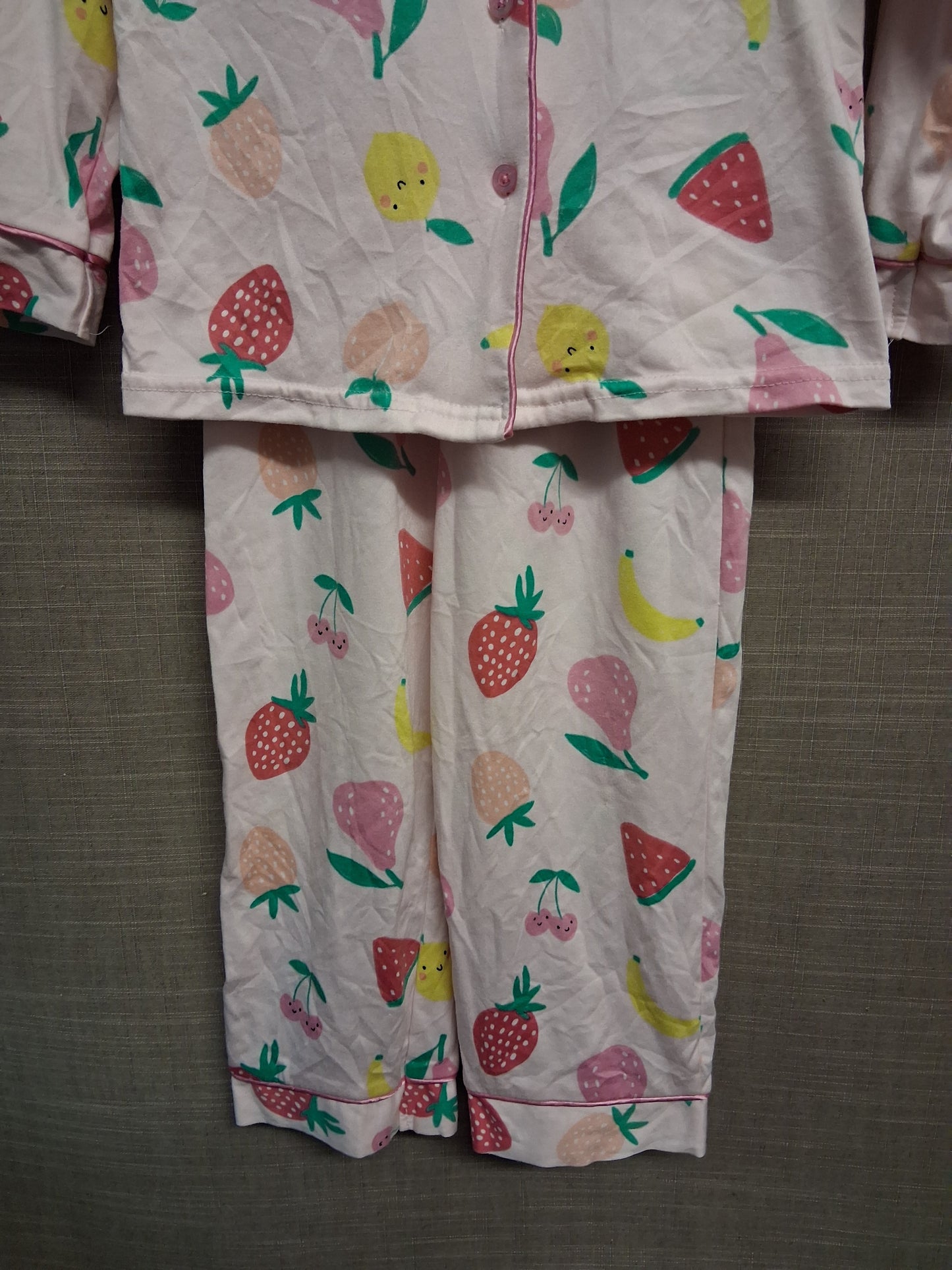 Originals Girls Summer Fruits Pyjamas PJs Set Age 3-4 Years