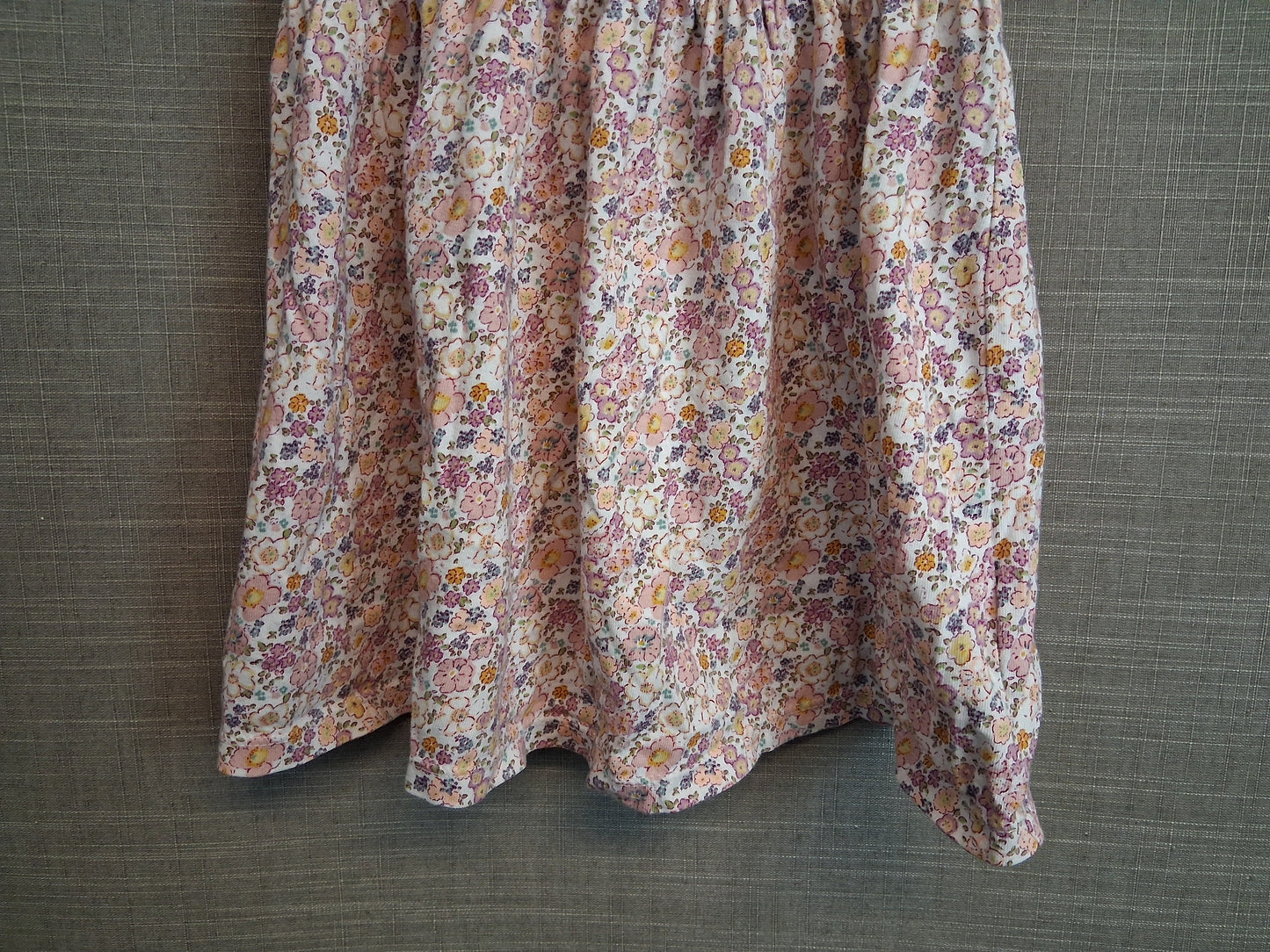 Next Girls Floral Multicolour Jersey T-Shirt Dress Short Sleeve Age 12-18 Months