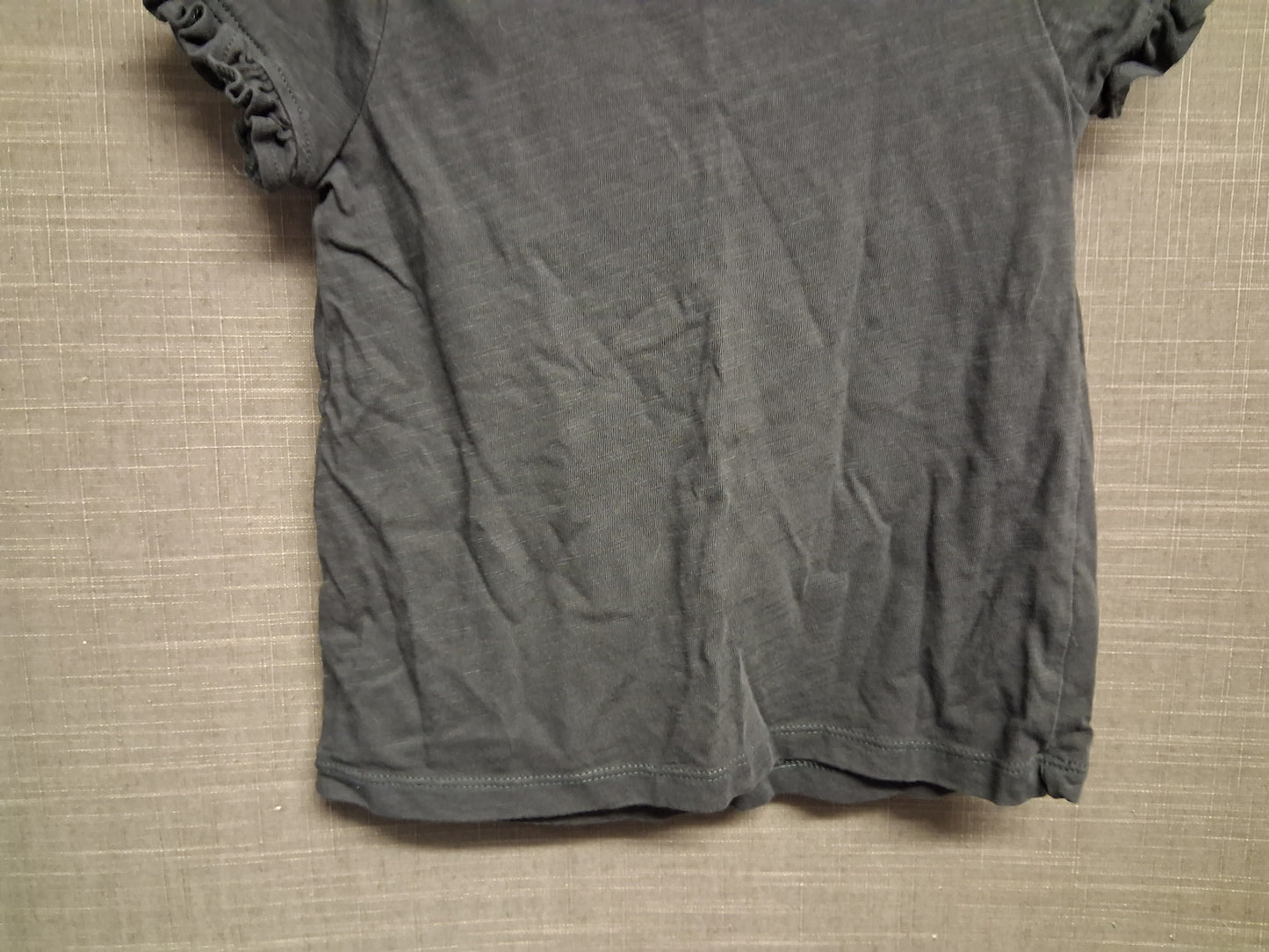 TU Girls Basic Grey Short Sleeve T-Shirt Age 3 Years