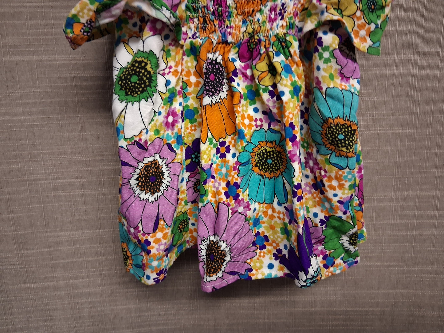 Next Girls Multicolour Floral Vest Tank Top Age 9-12 Months
