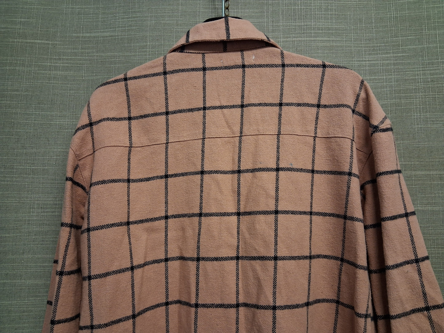 Angel & Rocket Girls Dusky Pink Check Shacket Shirt Dress Age 7 Years