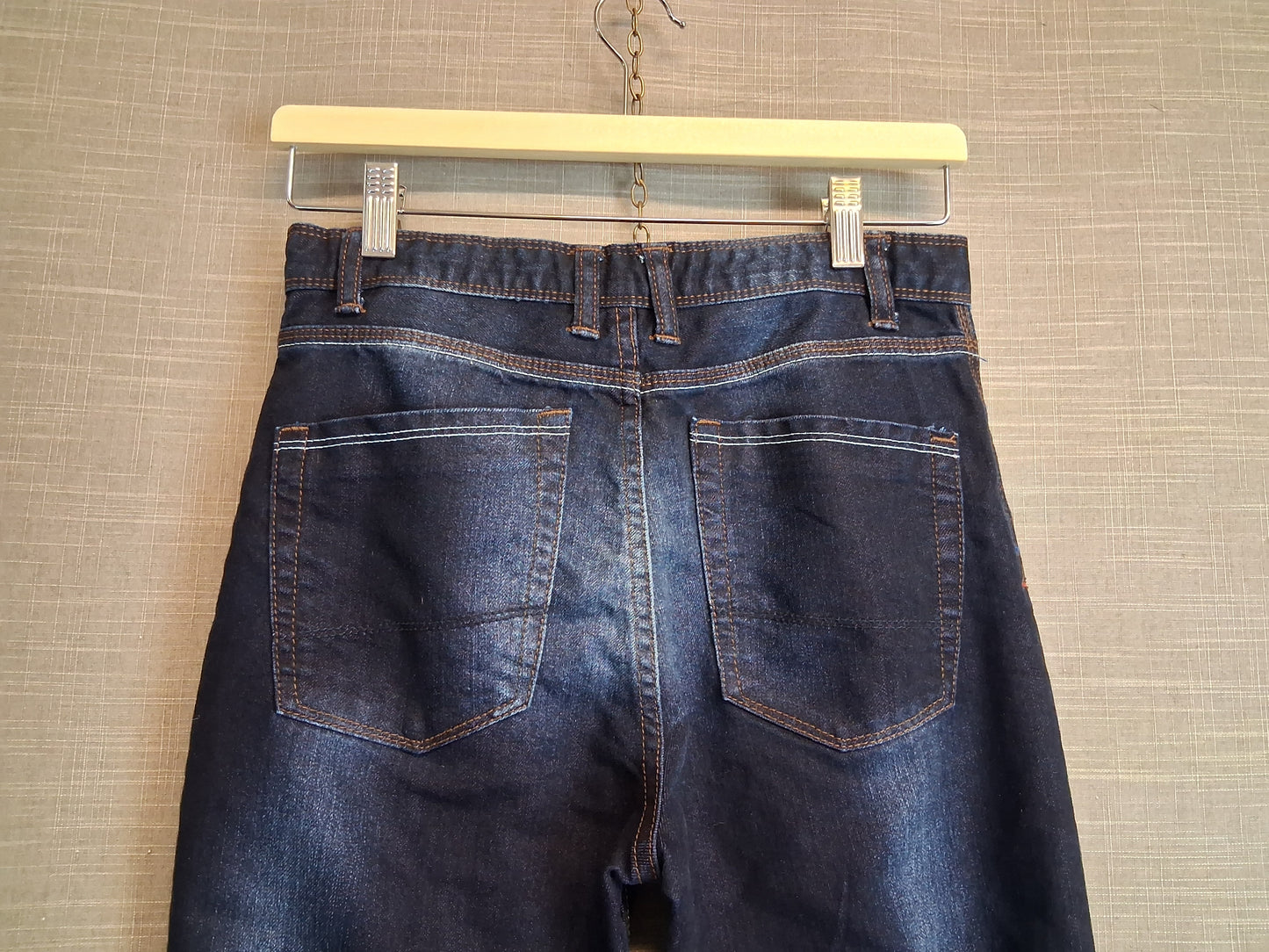 Matalan Boys Straight Leg Denim Jeans Blue Age 13 Years