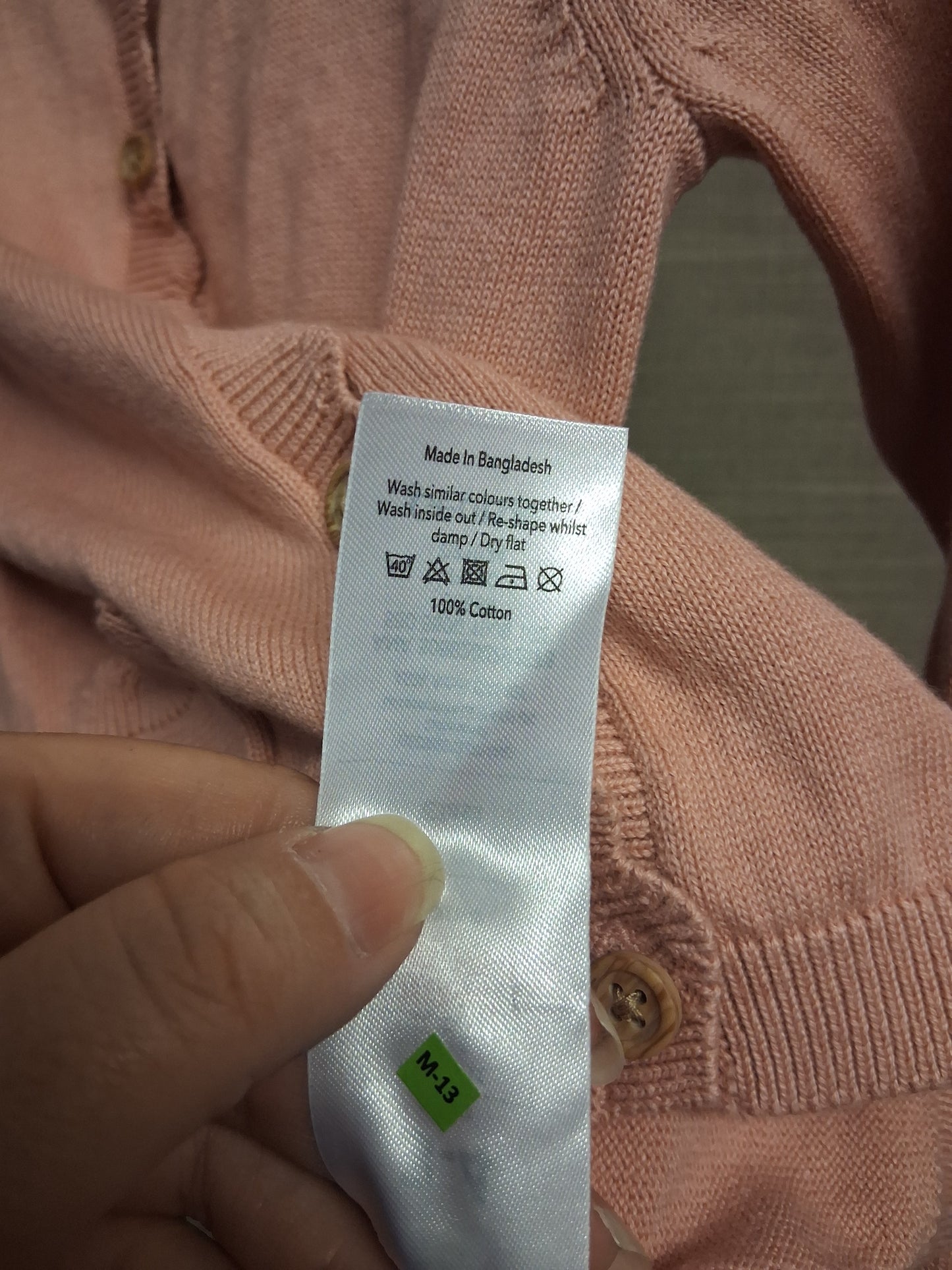 George Girls Pink Cardigan Age 3-4 Years